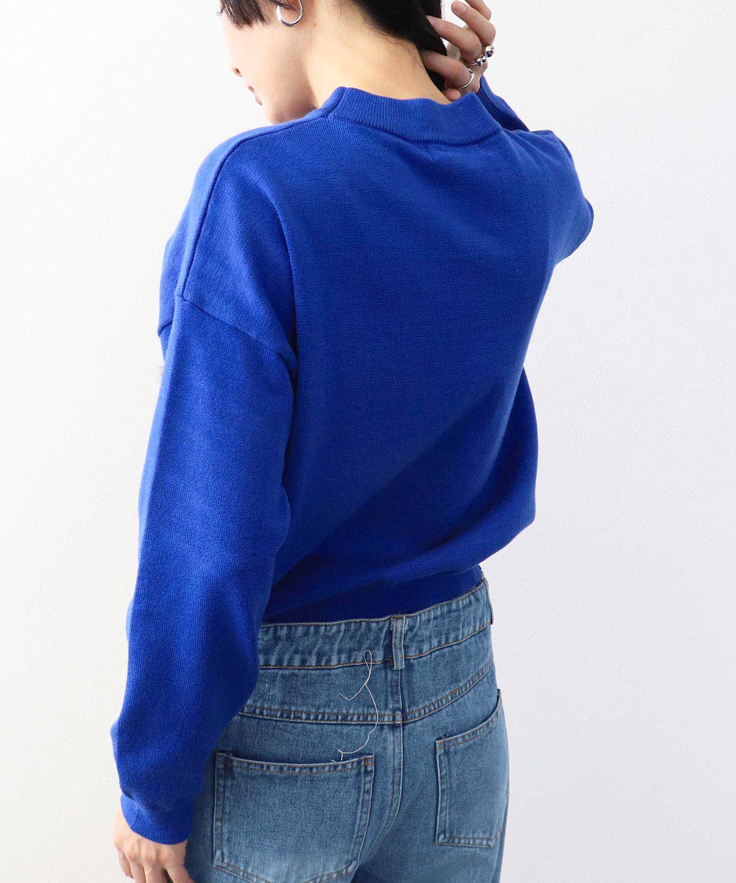 【WEB先行発売】ストレッチCATジャガードニットプルオーバー