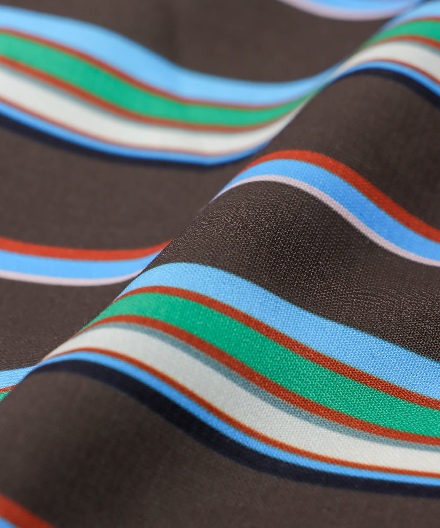 ランダムストライプ柄切替ワンピース