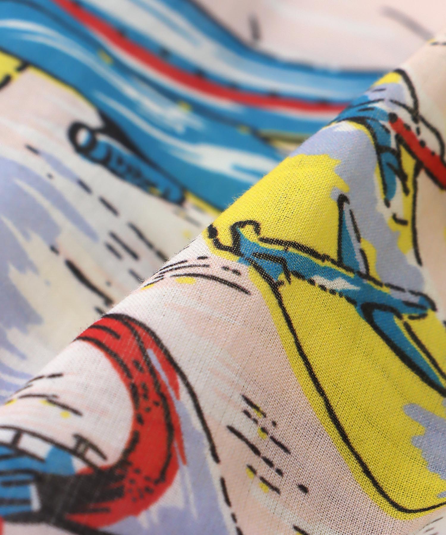 レトロヴィンテージ柄スカート