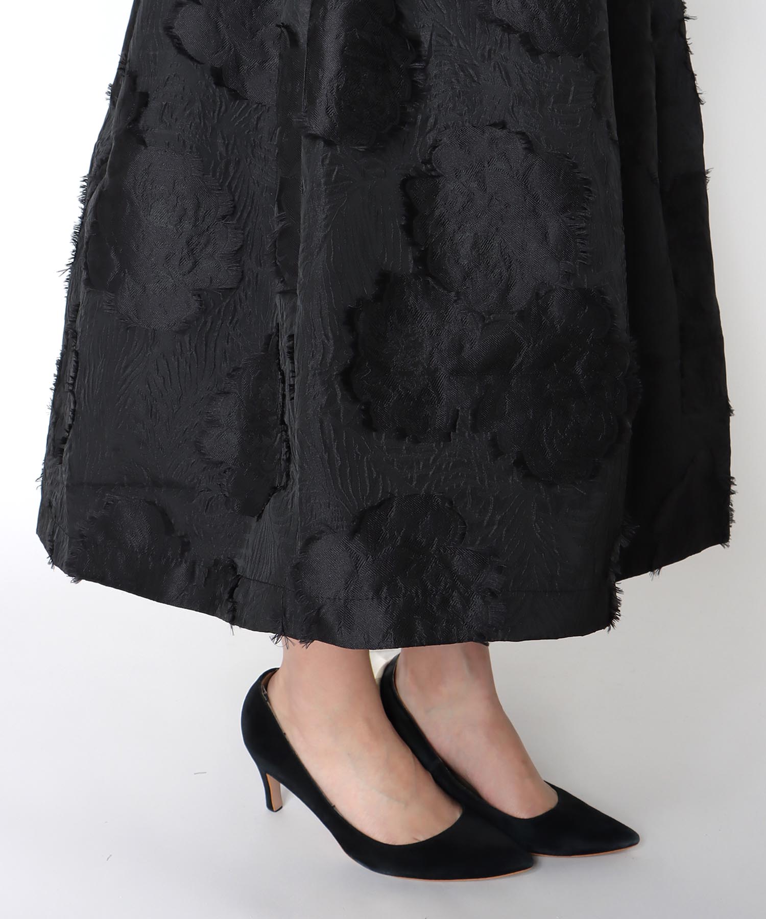 ジャガードボリュームスカート