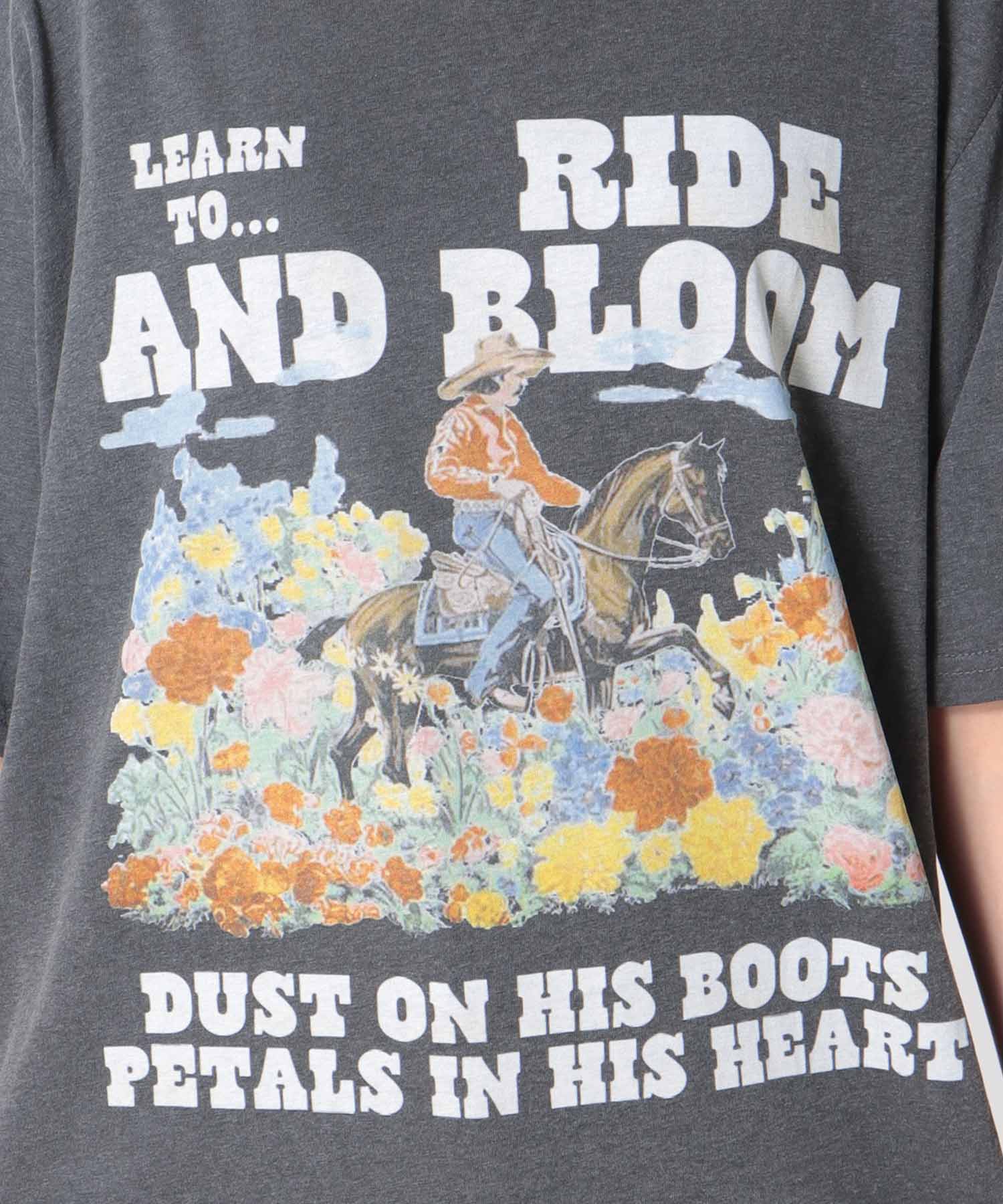 カウボーイフラワーTシャツ