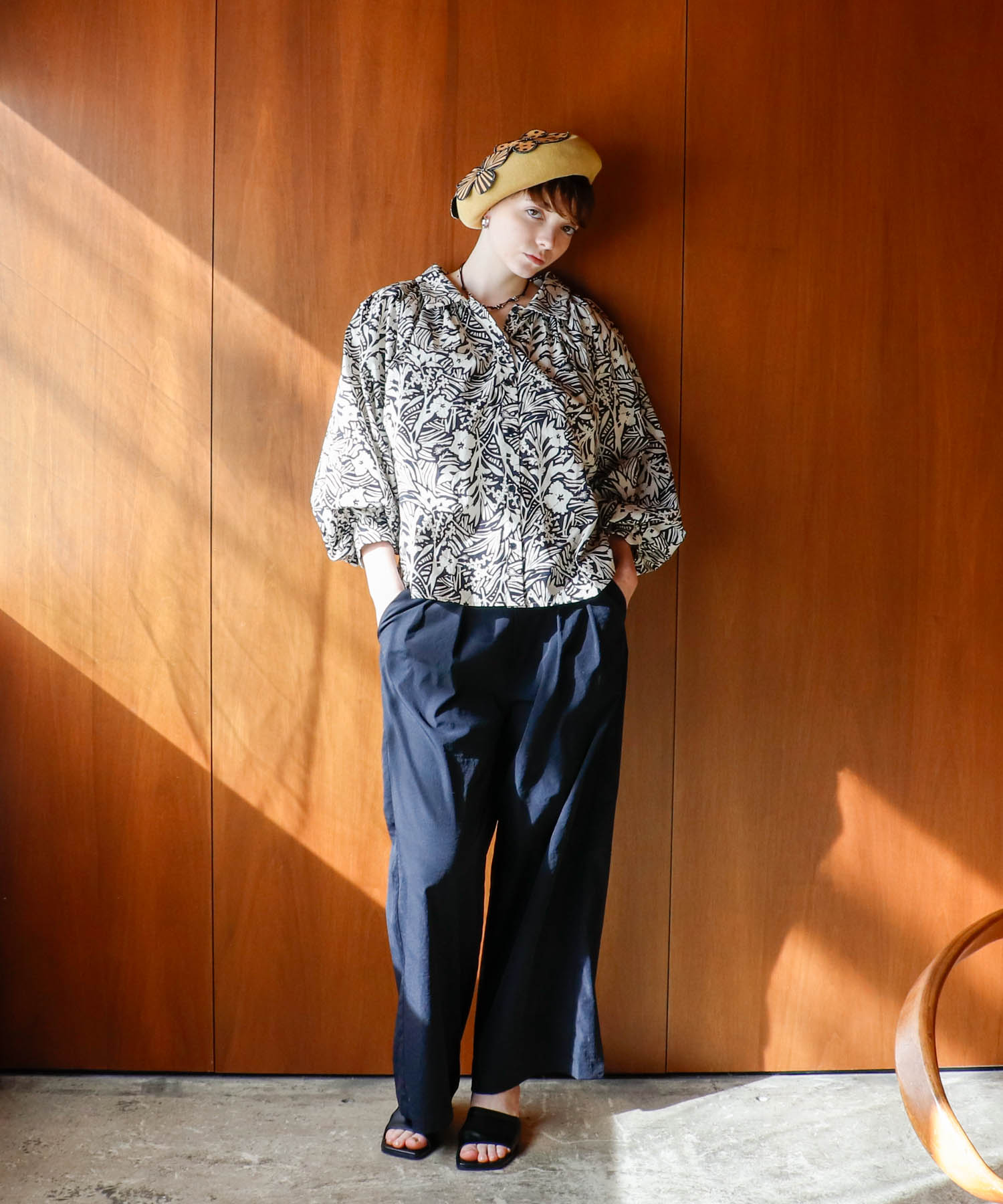 【2/26(木)12時予約開始】ボリューム袖ブラウス