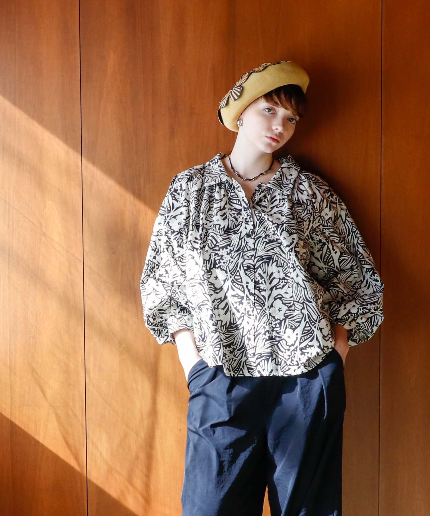 【2/26(木)12時予約開始】ボリューム袖ブラウス