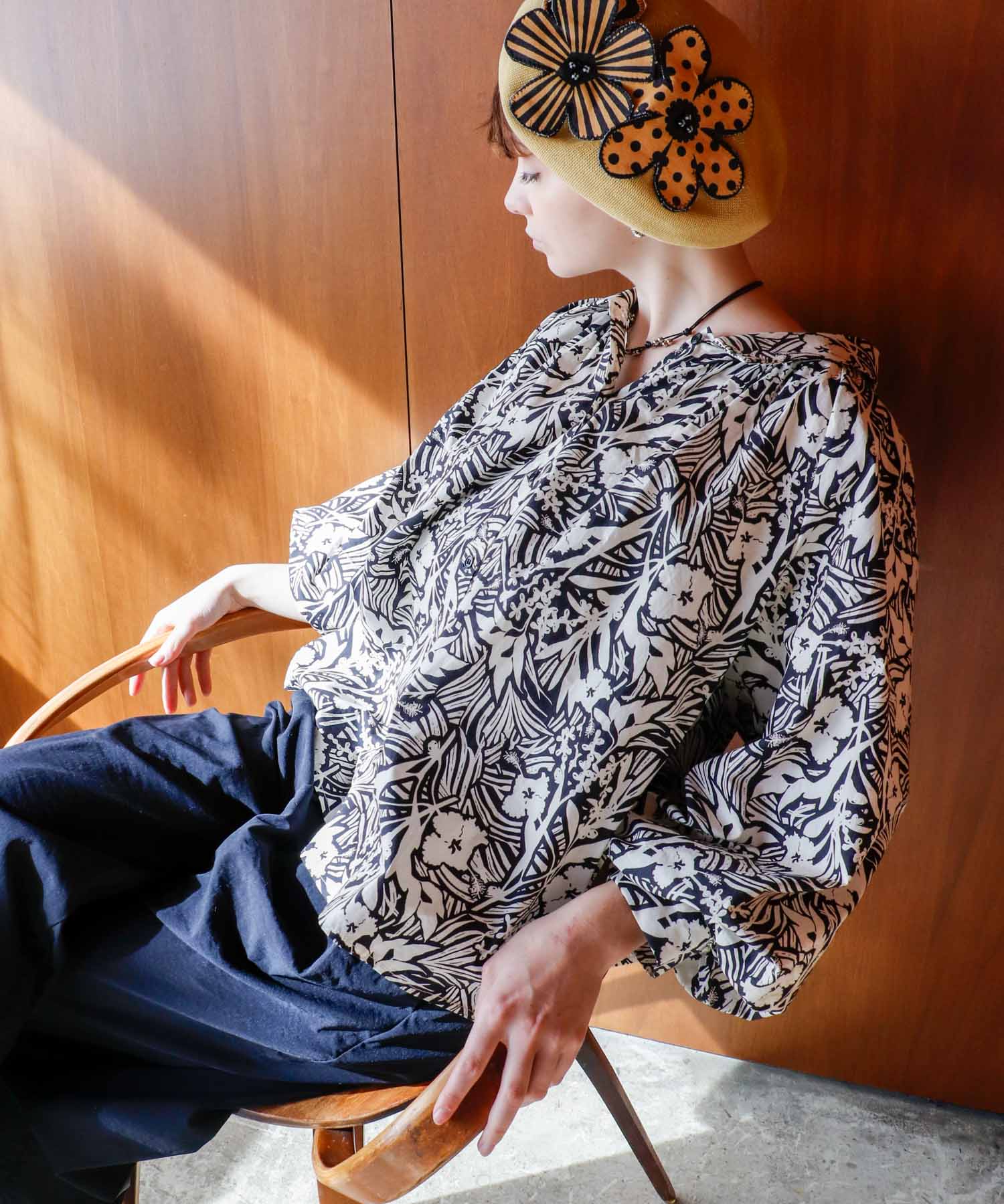 【2/26(木)12時予約開始】ボリューム袖ブラウス