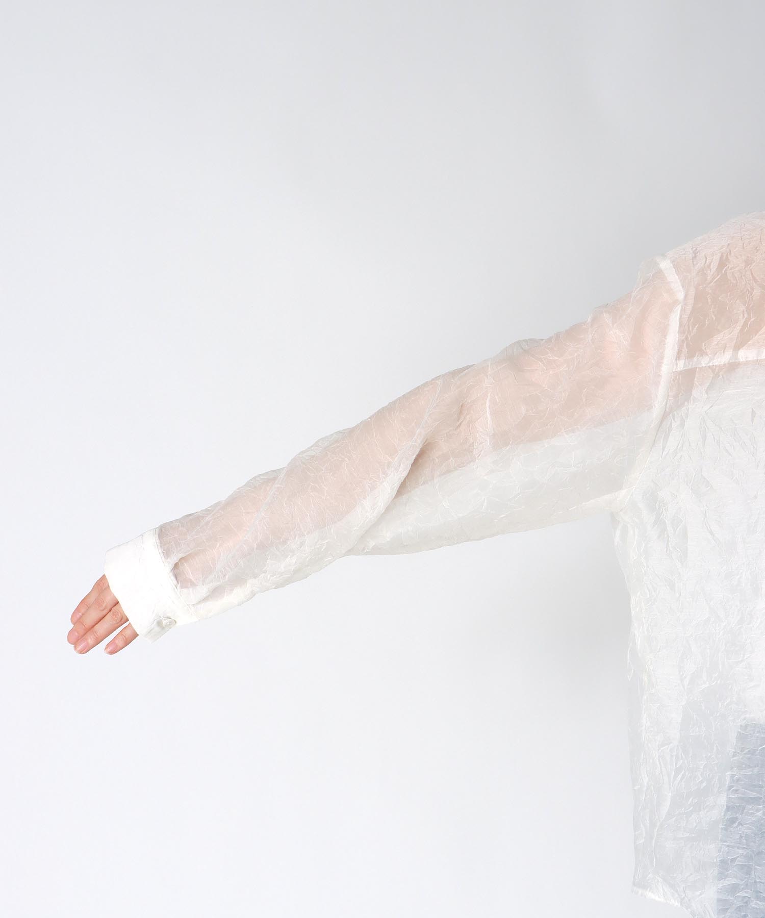 リンクル加工シアーブラウス