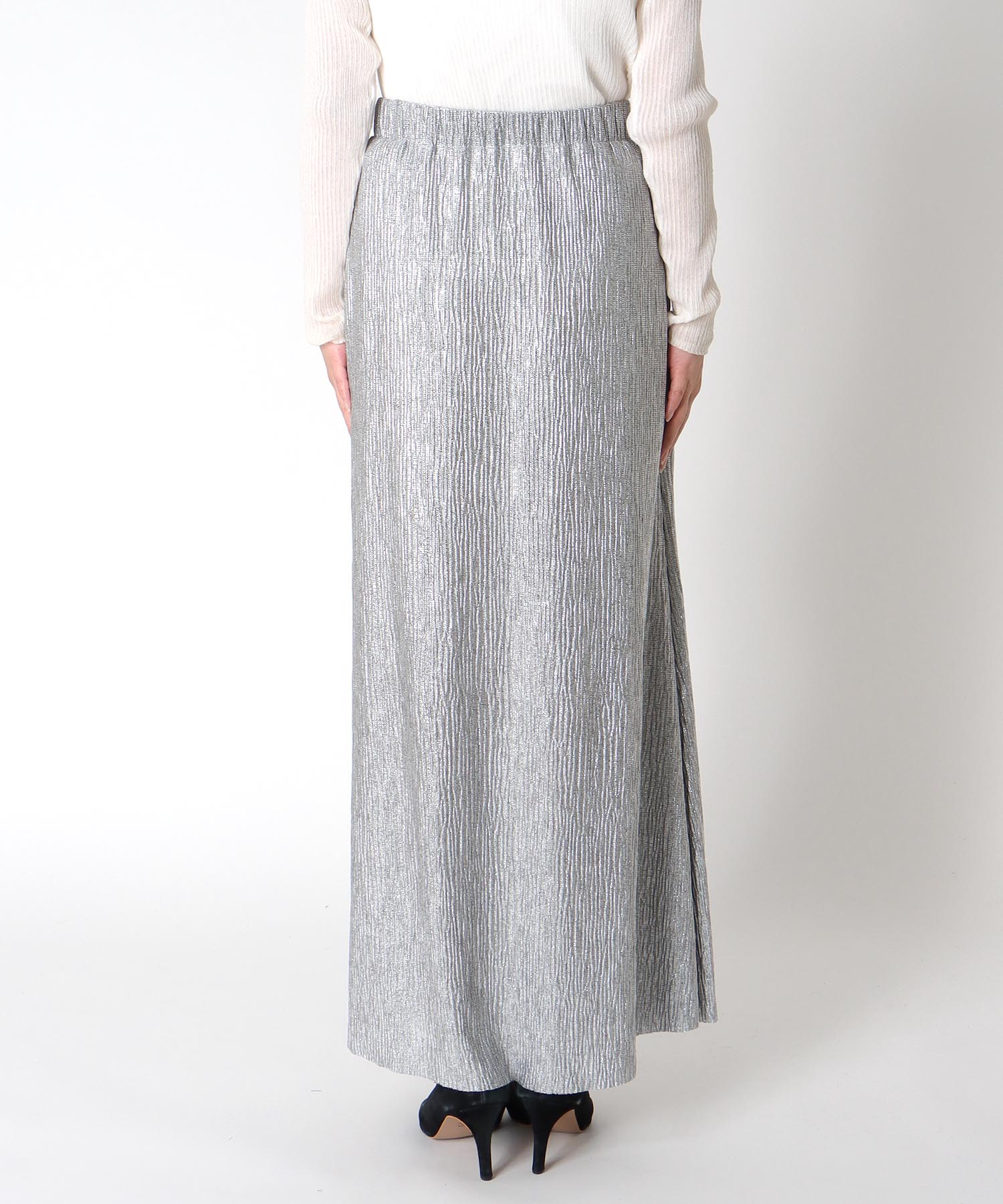 シャイニーロングスカート