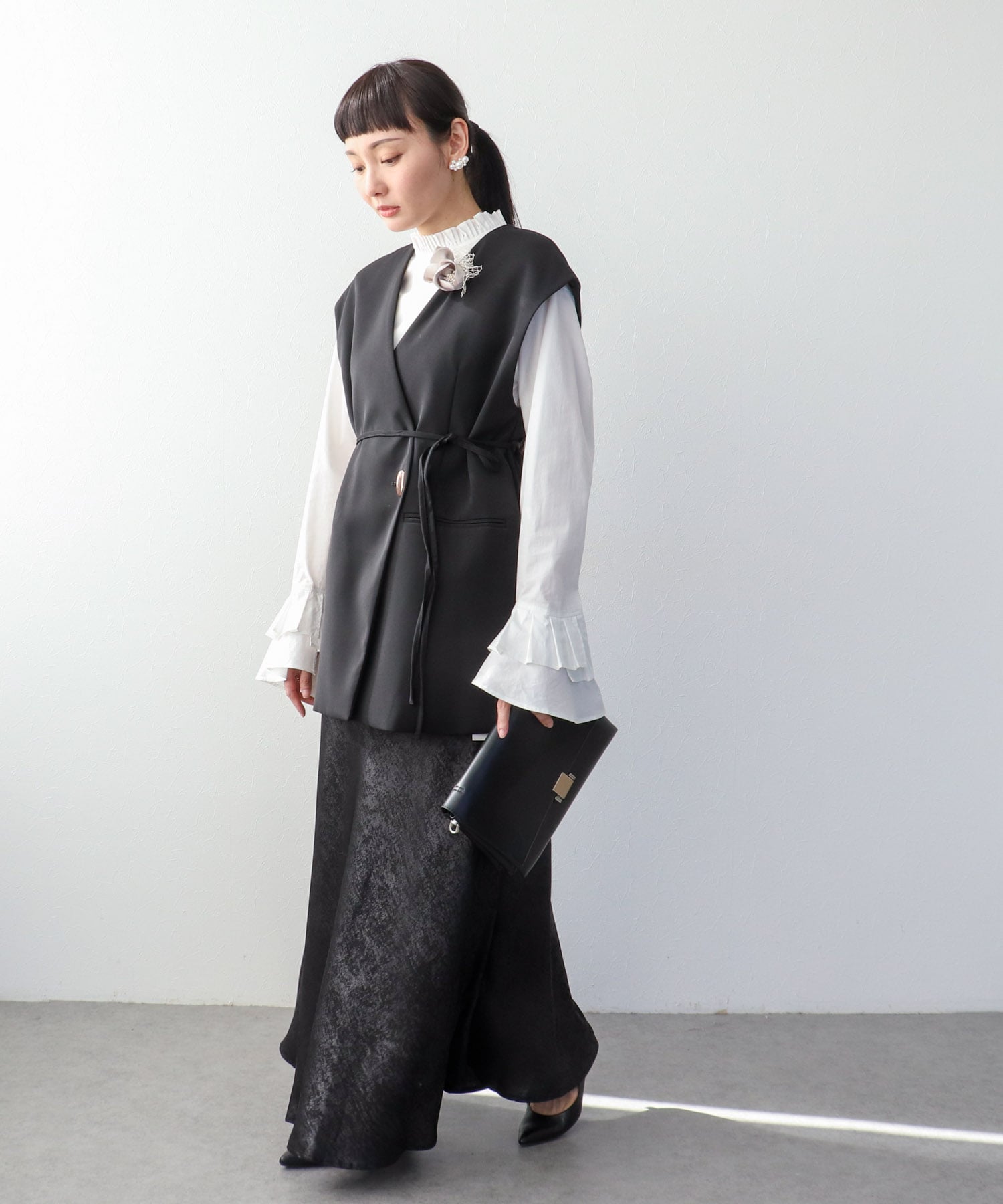 シンプルロングスカート