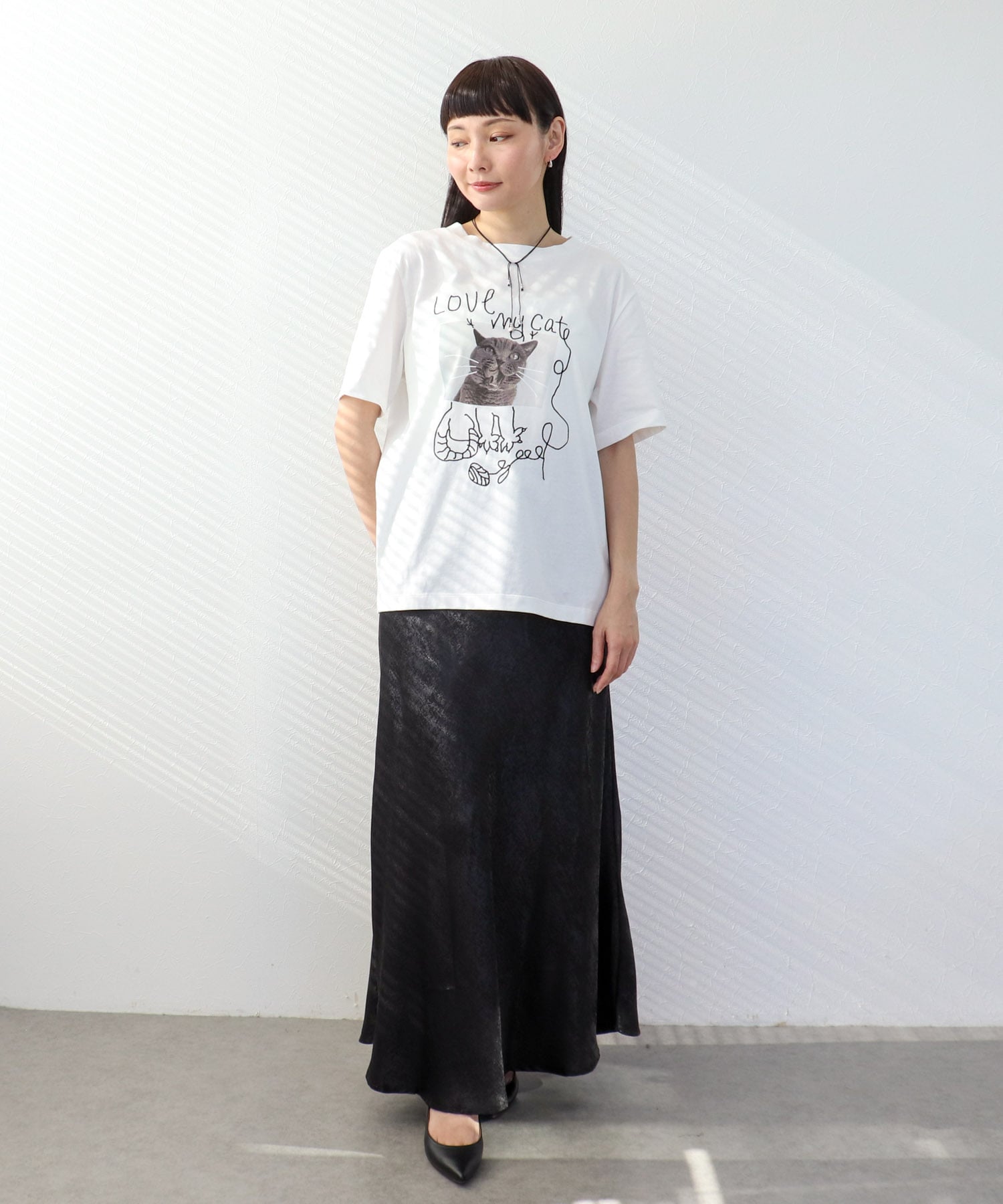 シンプルロングスカート