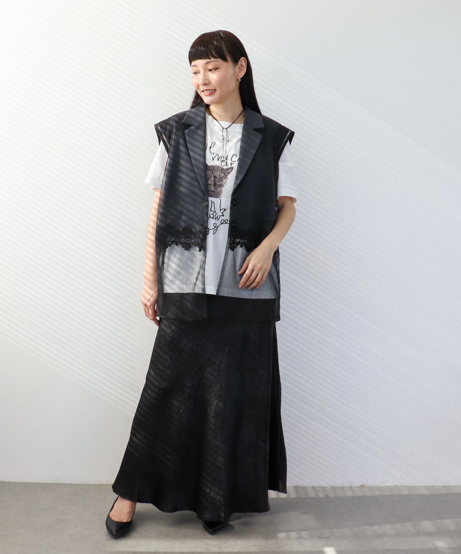 シンプルロングスカート