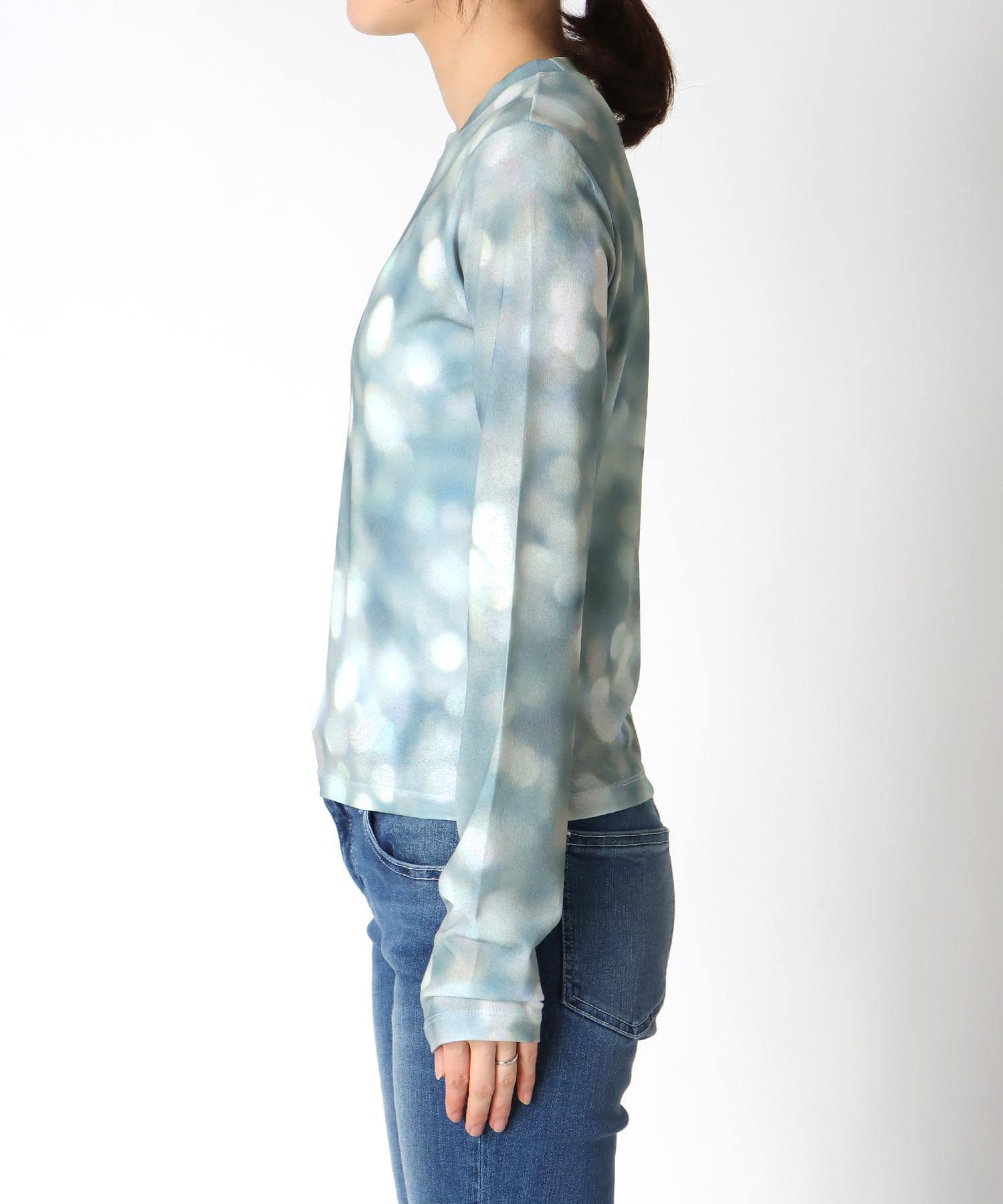 ブラー加工シアープルオーバー