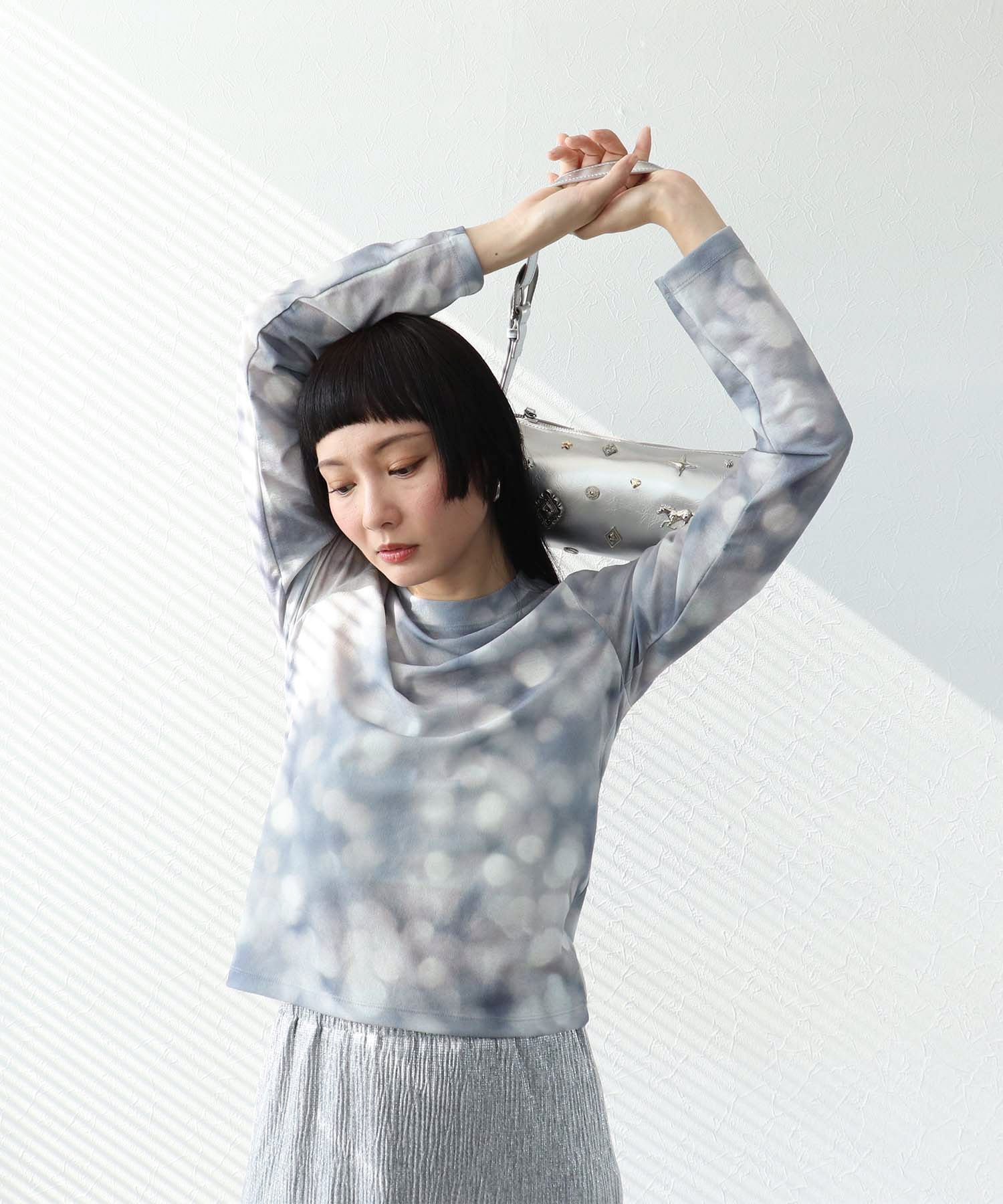 ブラー加工シアープルオーバー