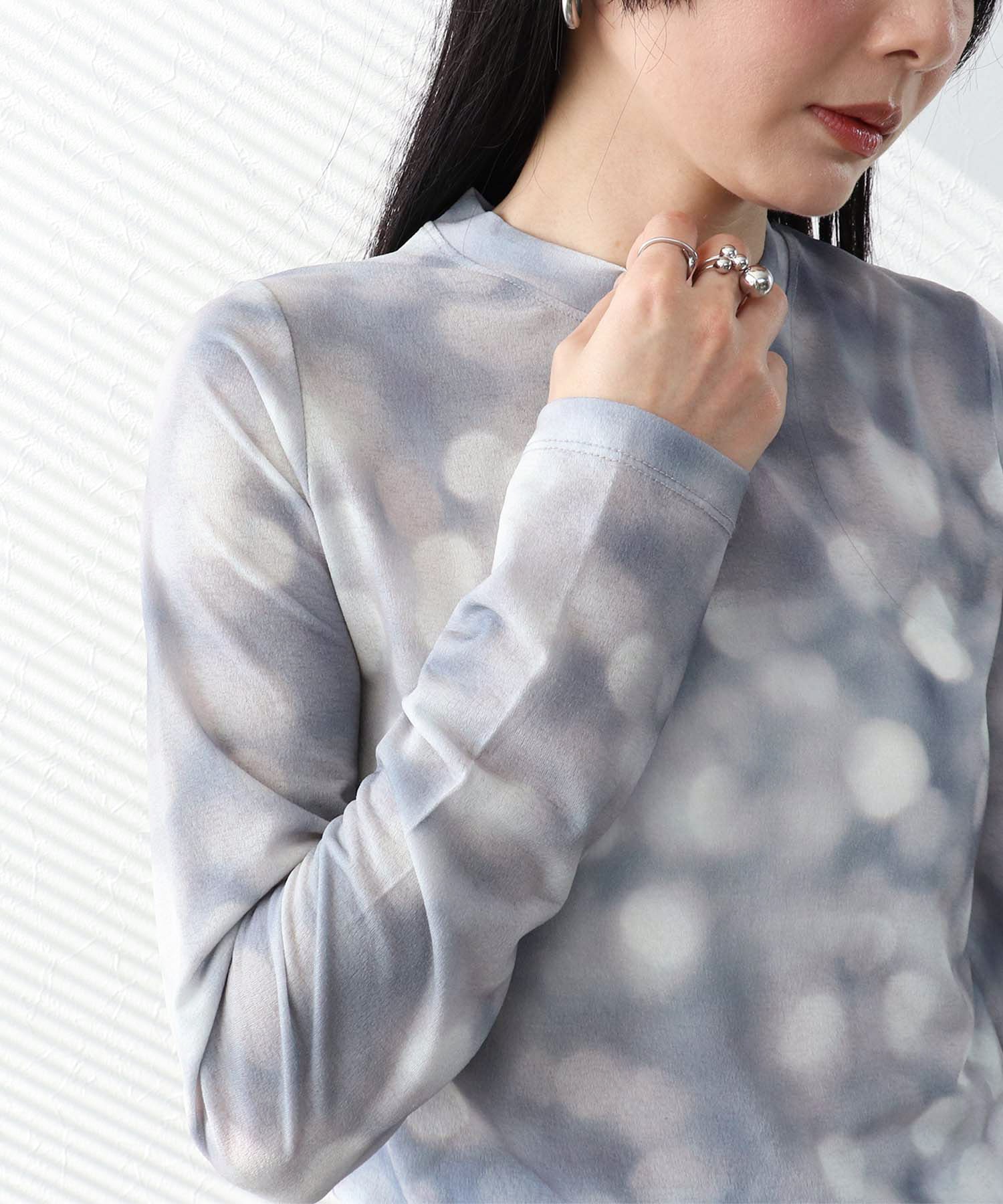 ブラー加工シアープルオーバー