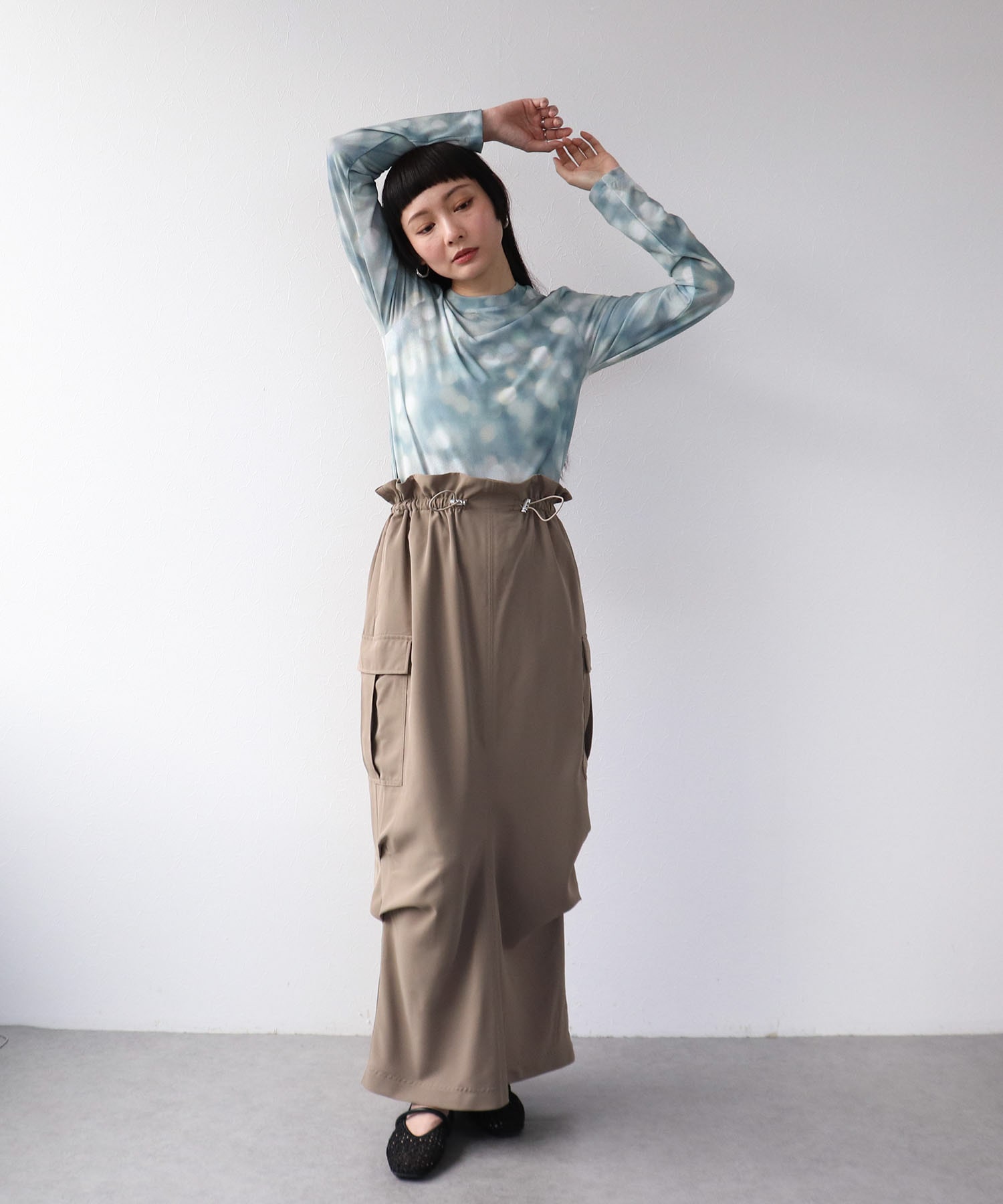 ブラー加工シアープルオーバー