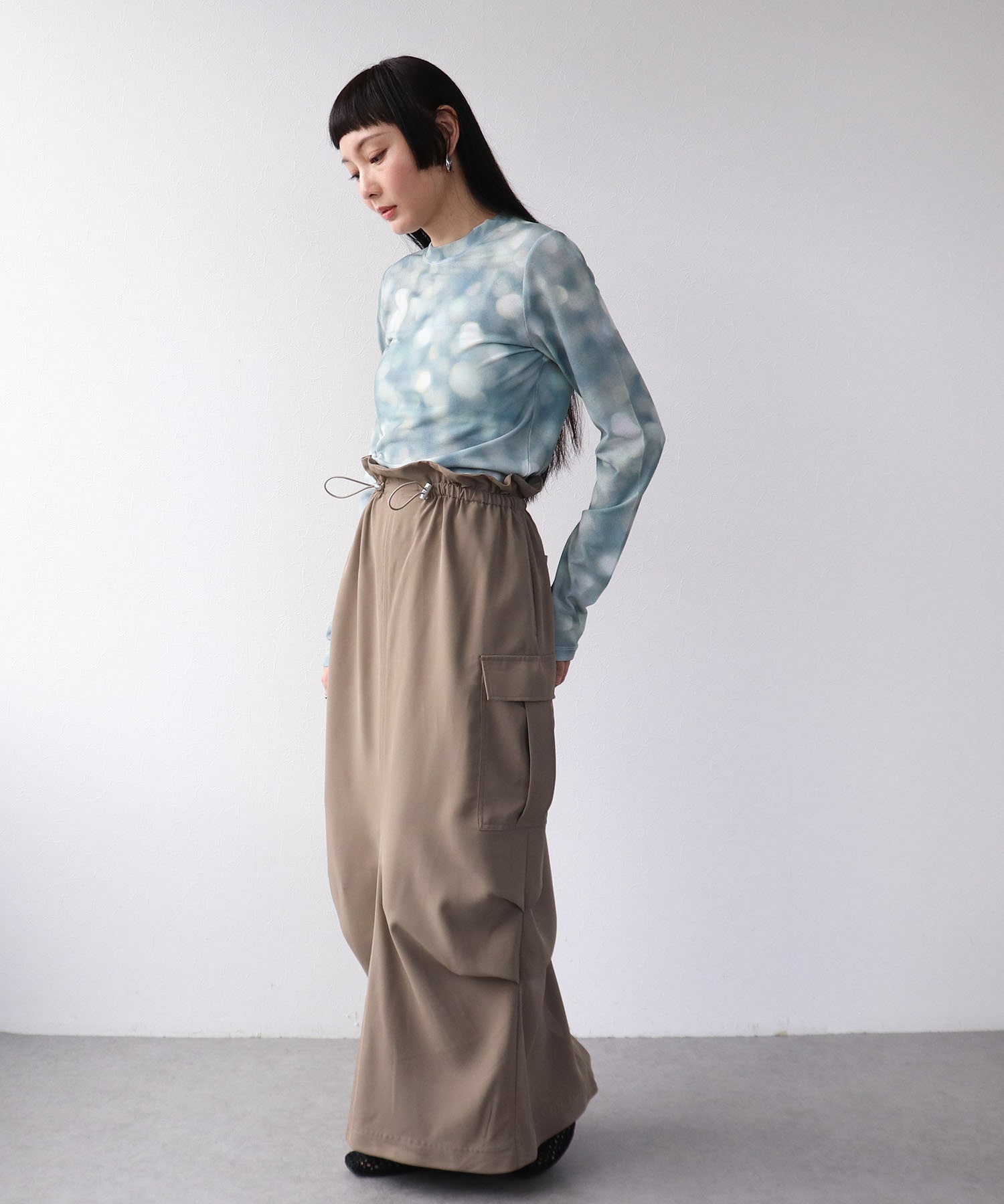 ブラー加工シアープルオーバー