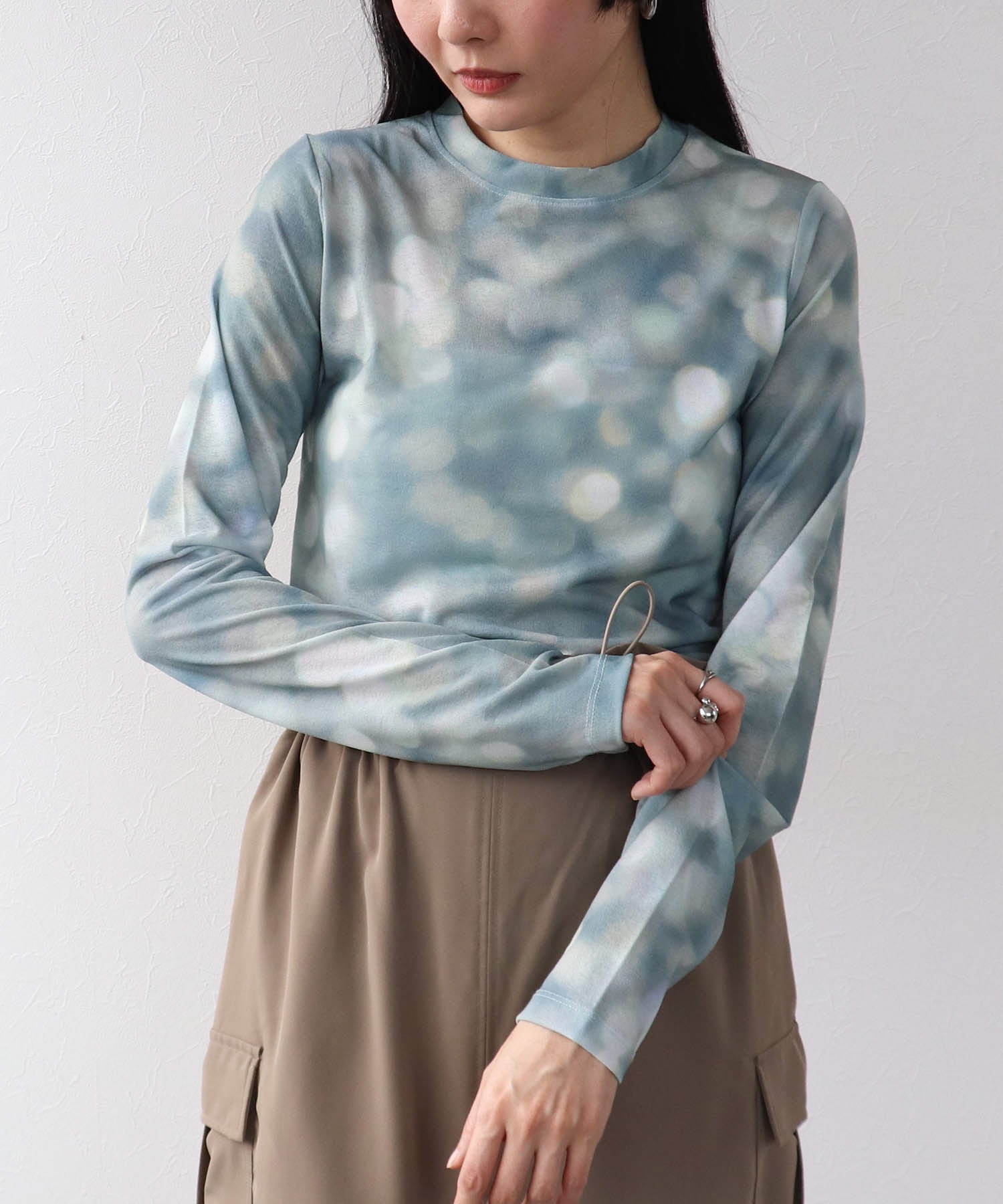 ブラー加工シアープルオーバー