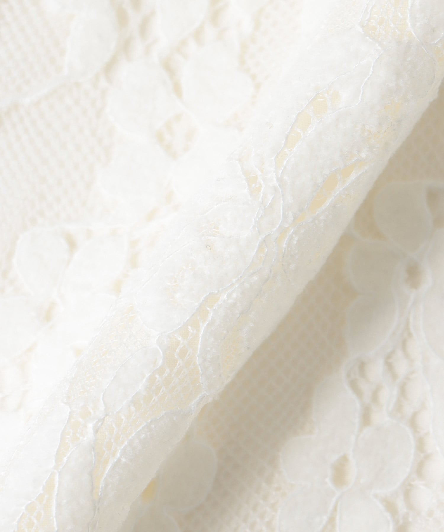 起毛レースギャザースカート