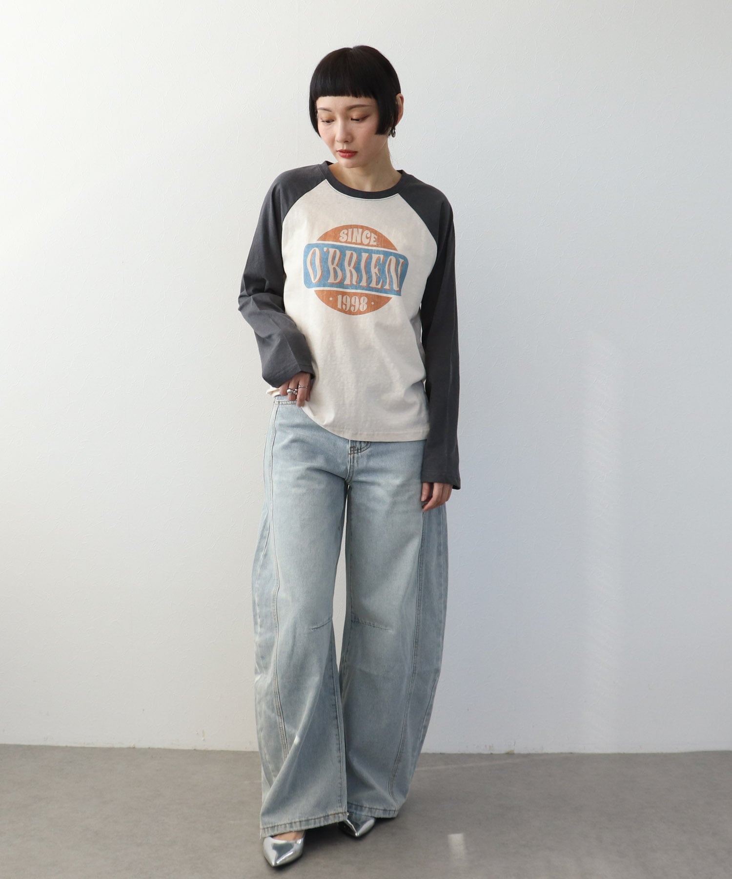 ラグランロンTシャツ