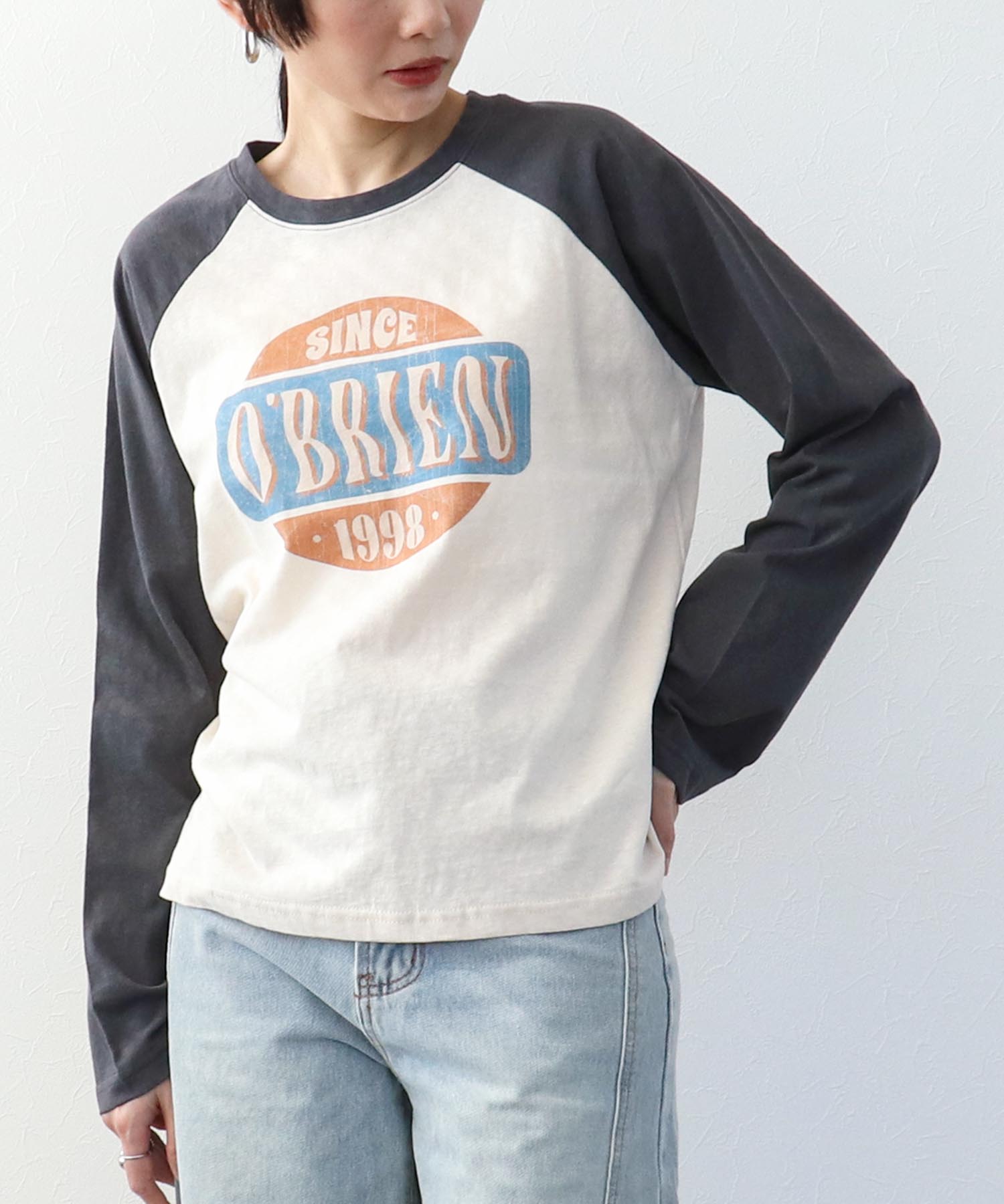 ラグランロンTシャツ