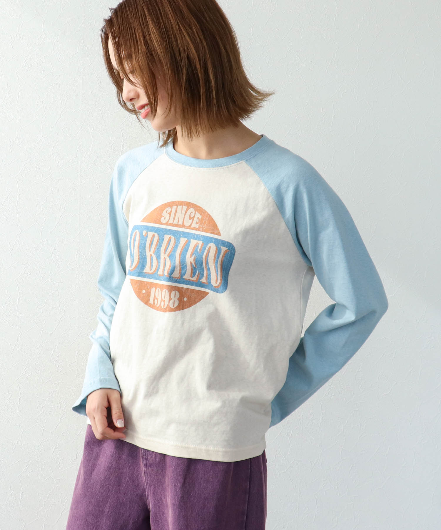 ラグランロンTシャツ