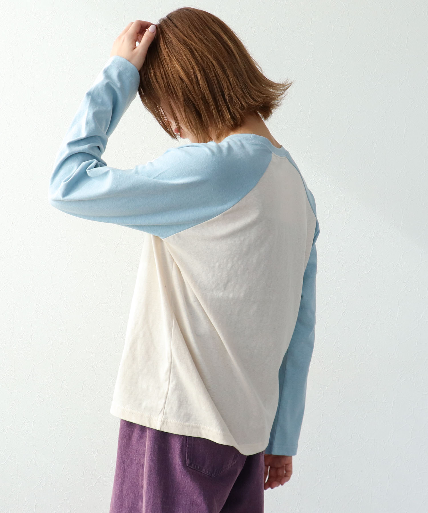 ラグランロンTシャツ