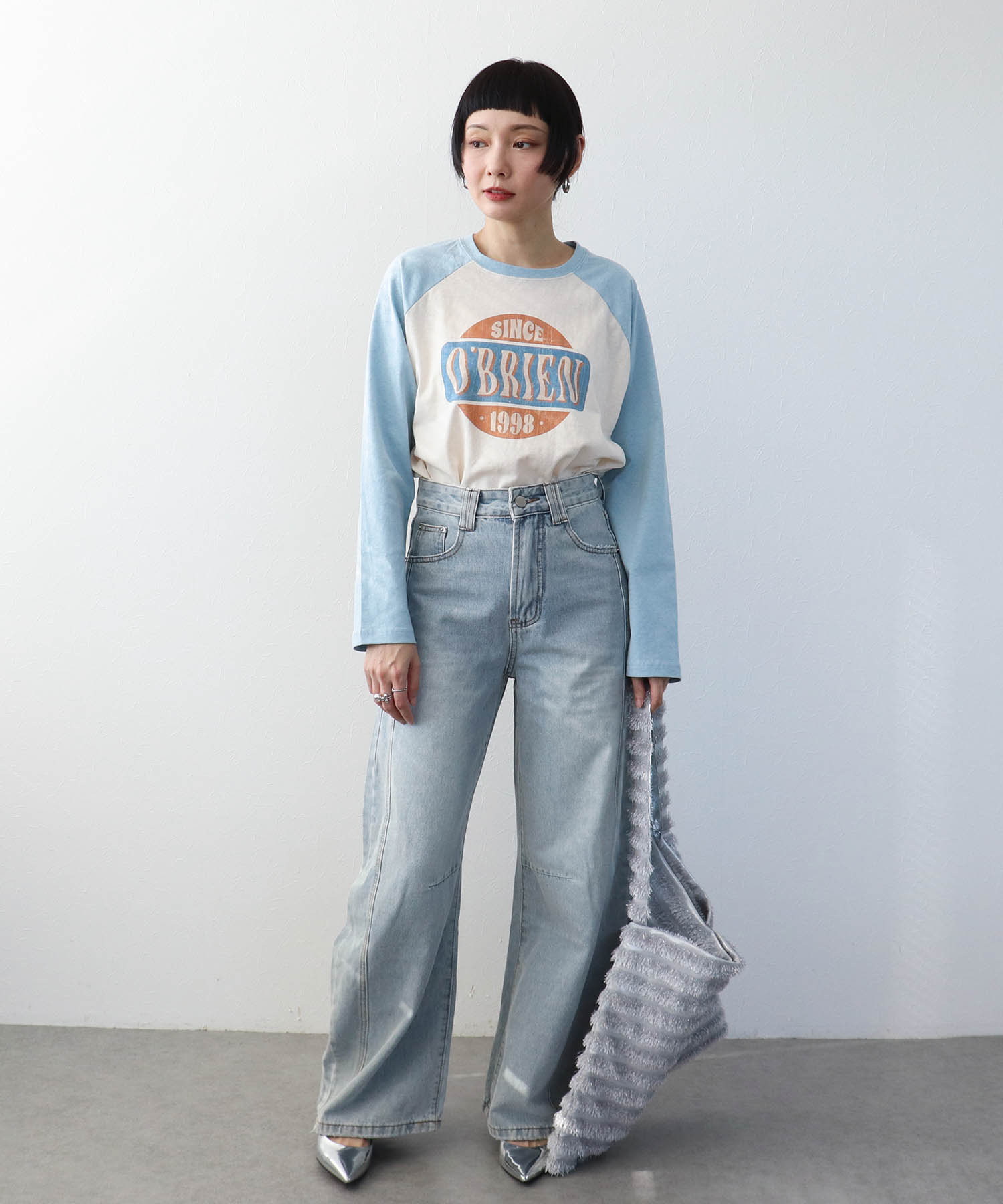 ラグランロンTシャツ