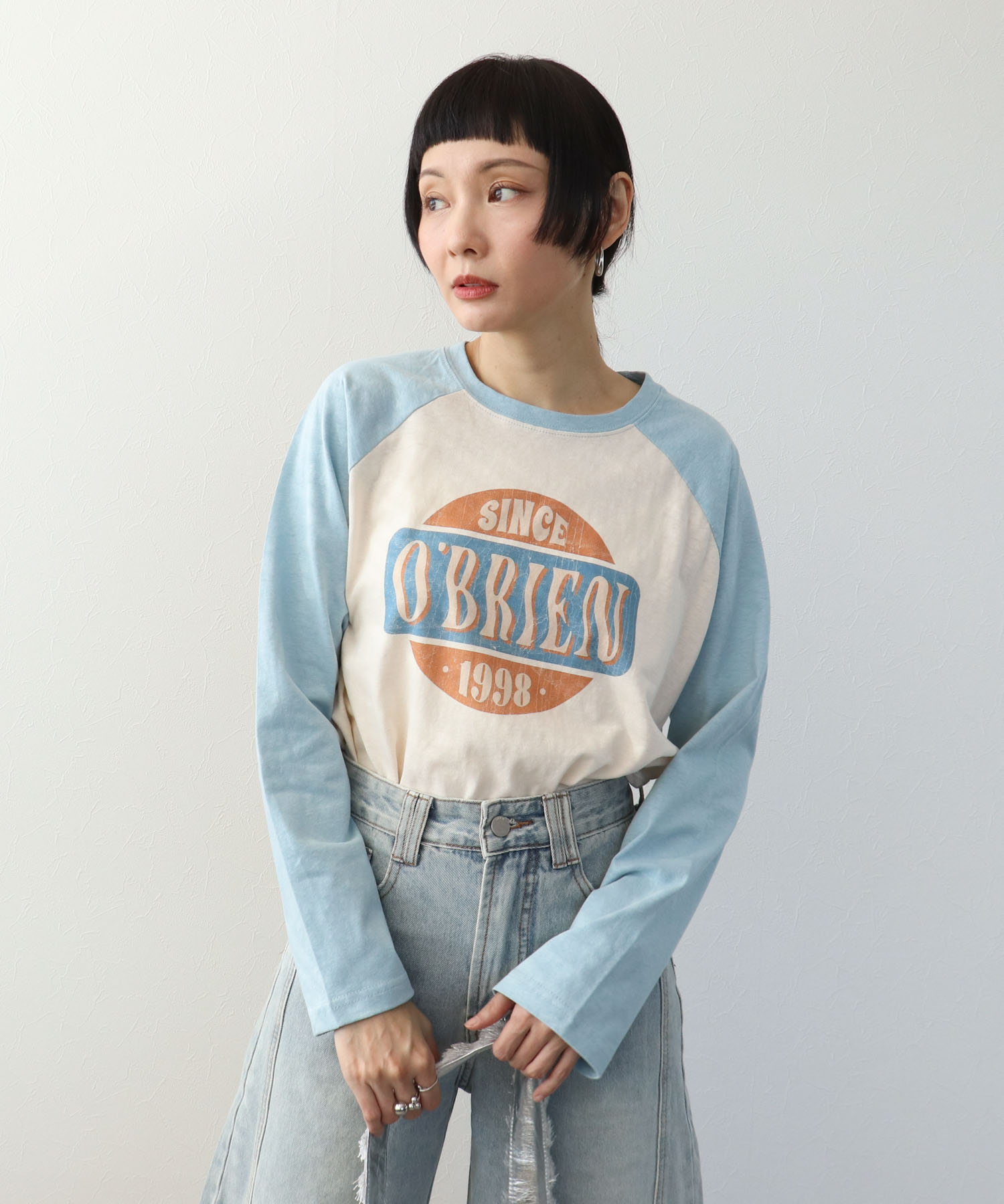 ラグランロンTシャツ