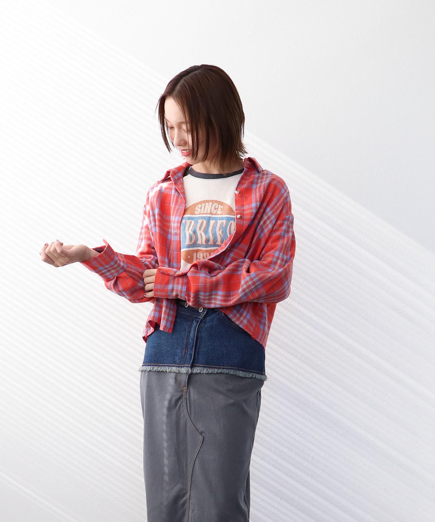 ラグランロンTシャツ