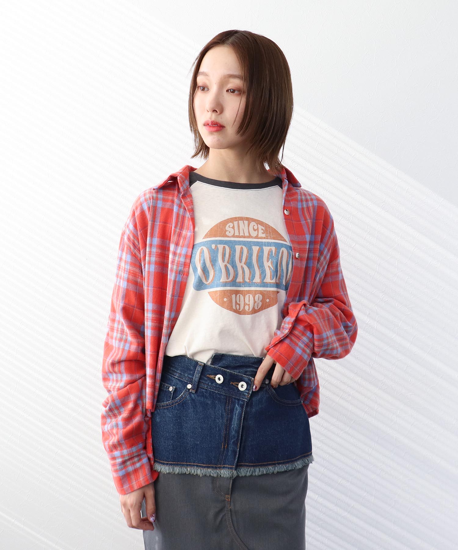 ラグランロンTシャツ