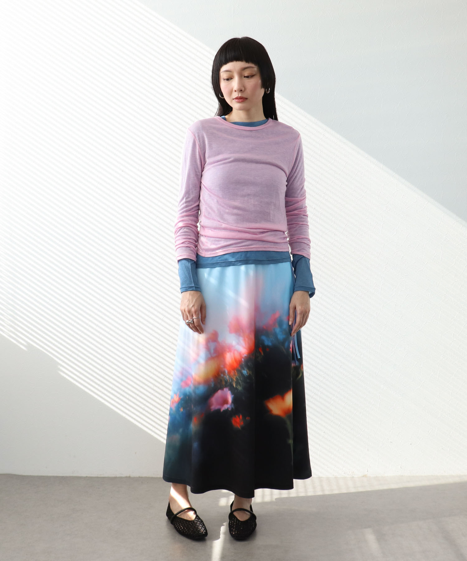 シンプルシアーカットプルオーバー