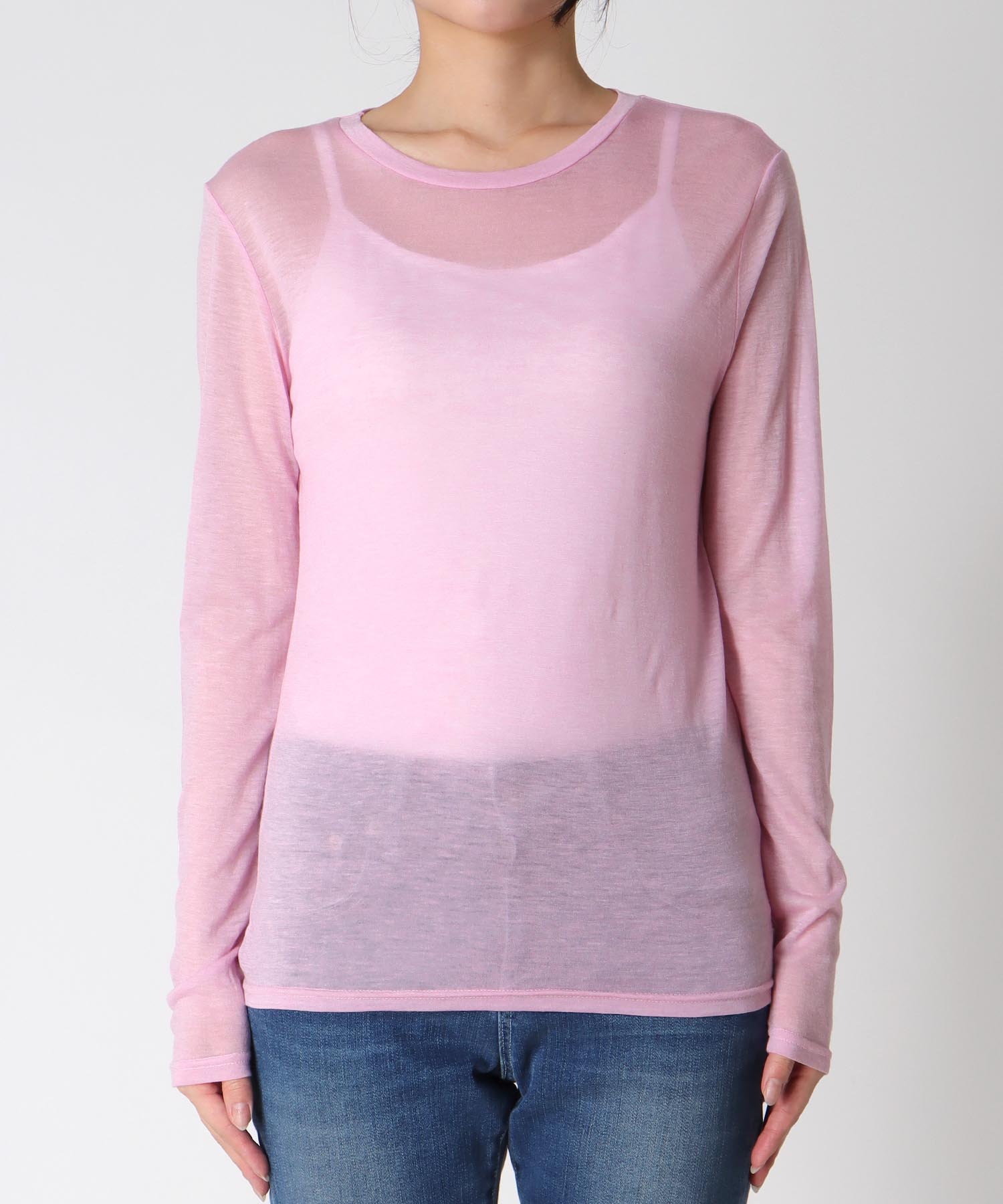 シンプルシアーカットプルオーバー