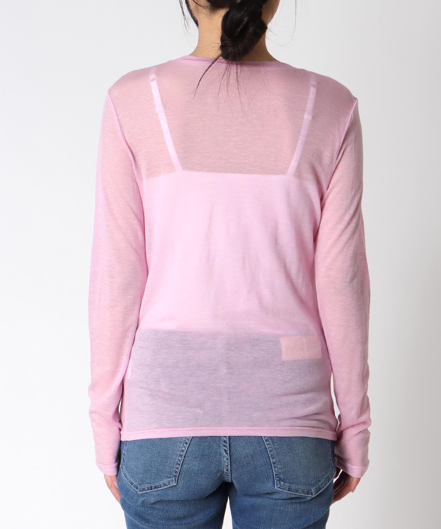 シンプルシアーカットプルオーバー