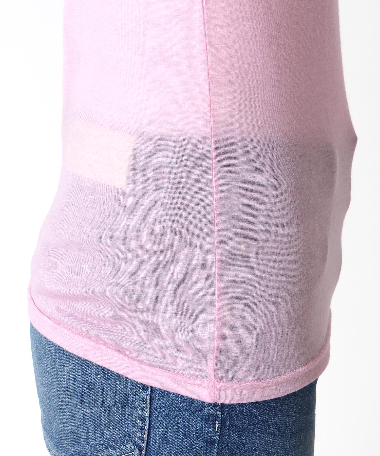 シンプルシアーカットプルオーバー