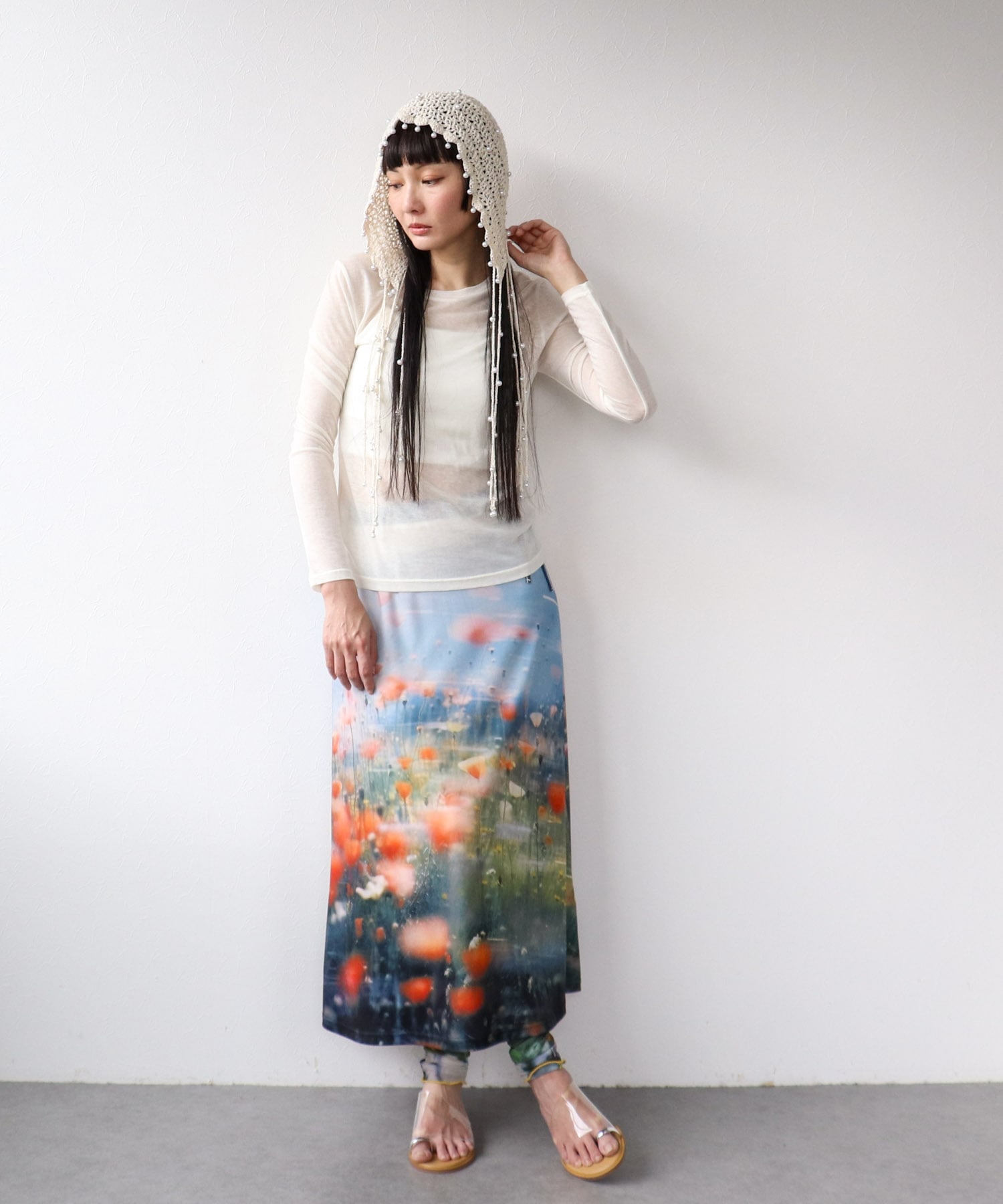 シンプルシアーカットプルオーバー