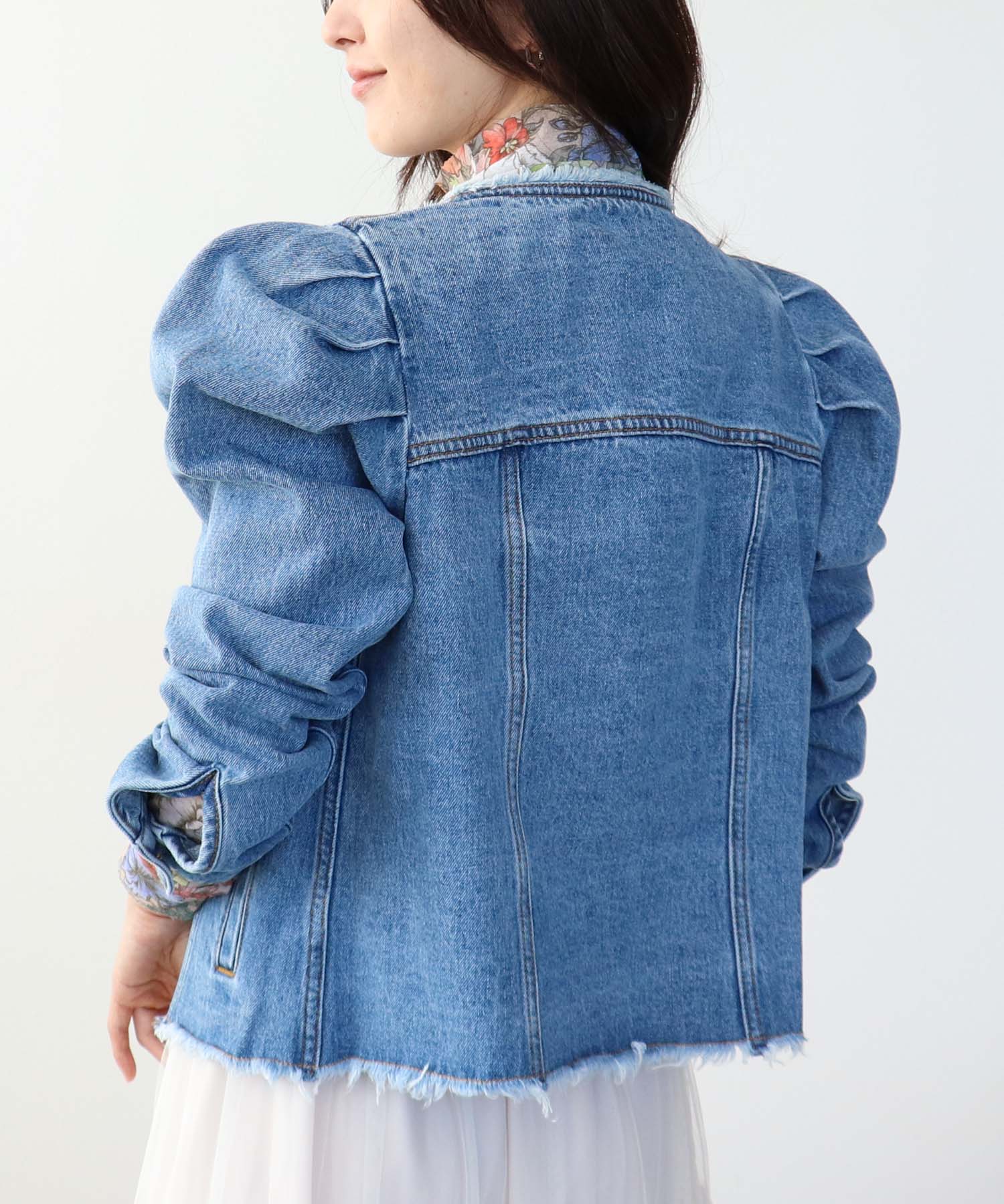 カラーレスデニムジャケット