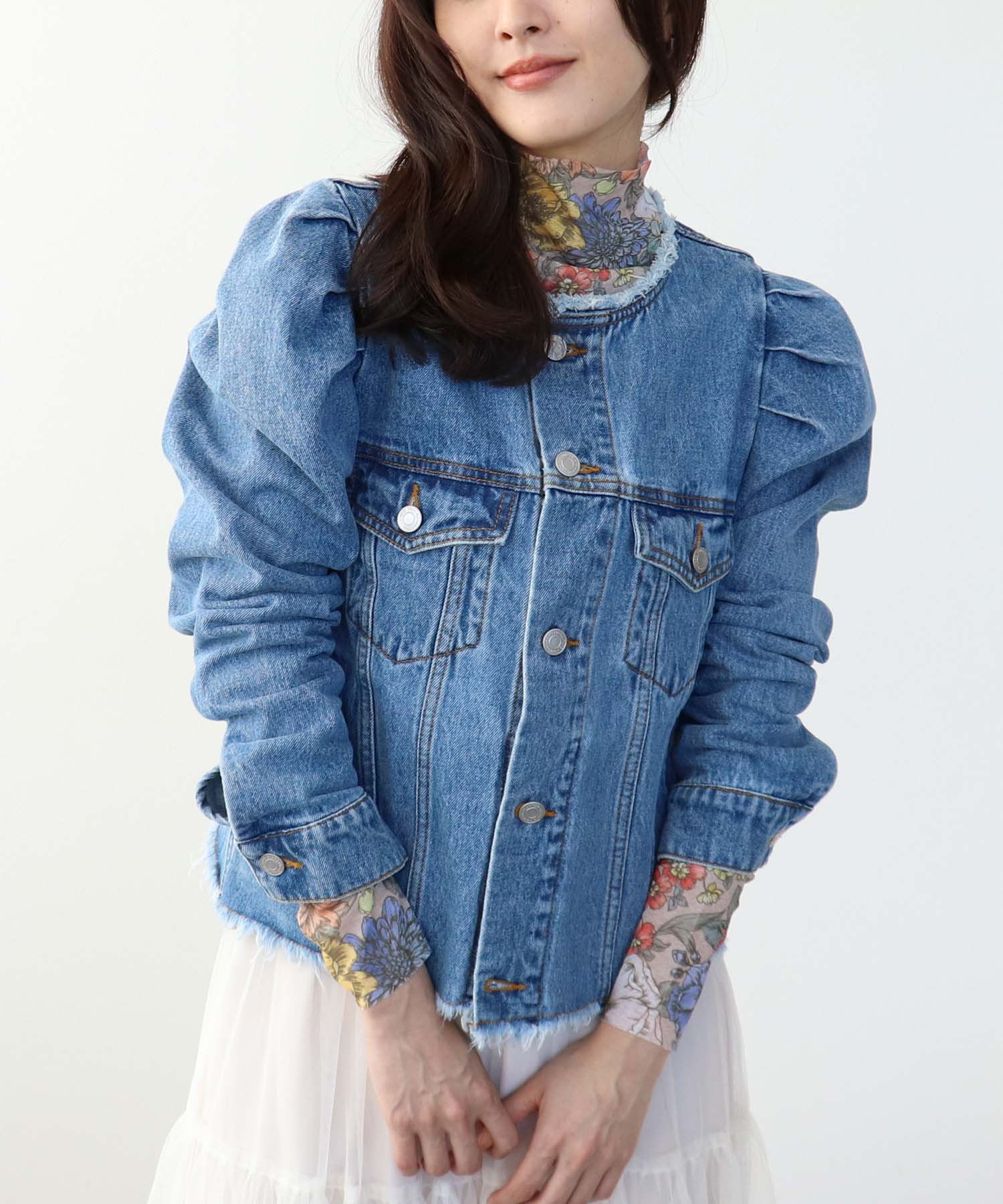 カラーレスデニムジャケット