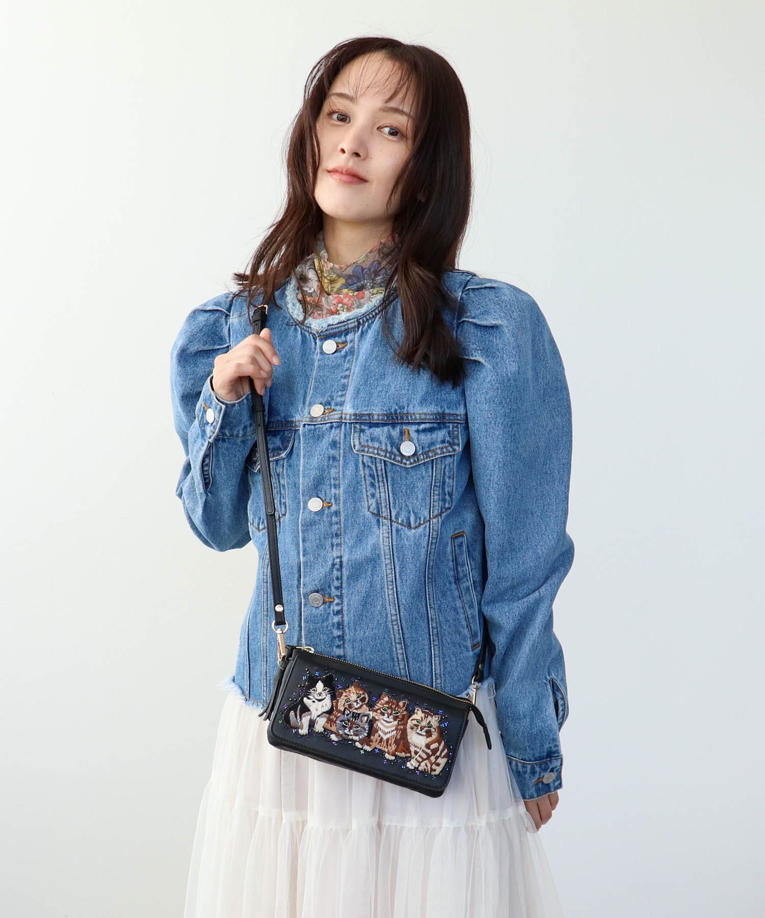 カラーレスデニムジャケット