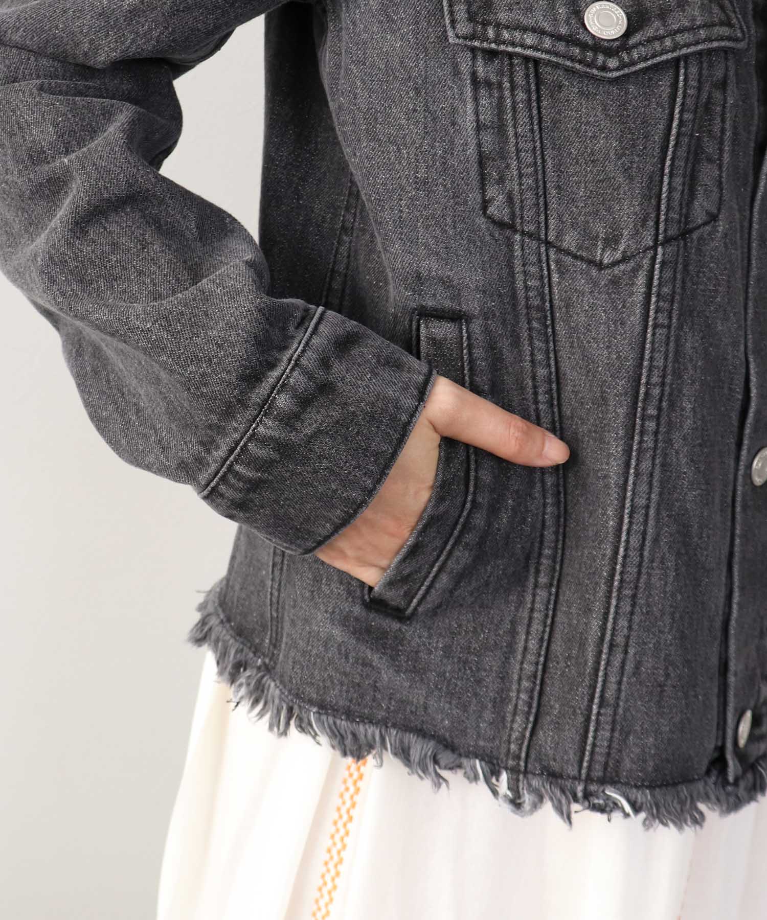 カラーレスデニムジャケット