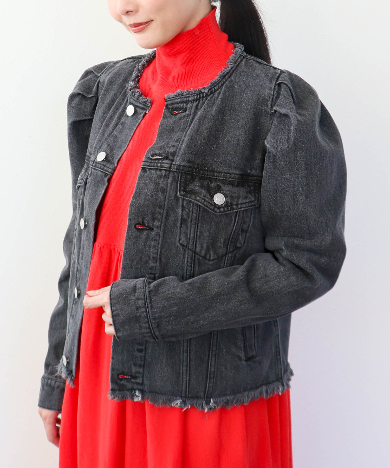 カラーレスデニムジャケット