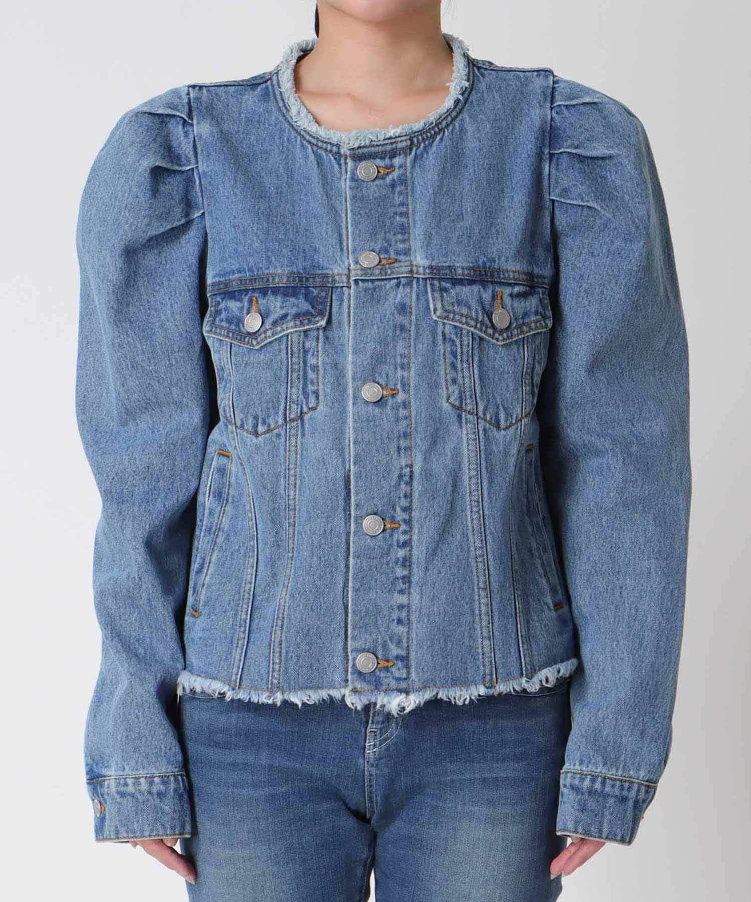 カラーレスデニムジャケット