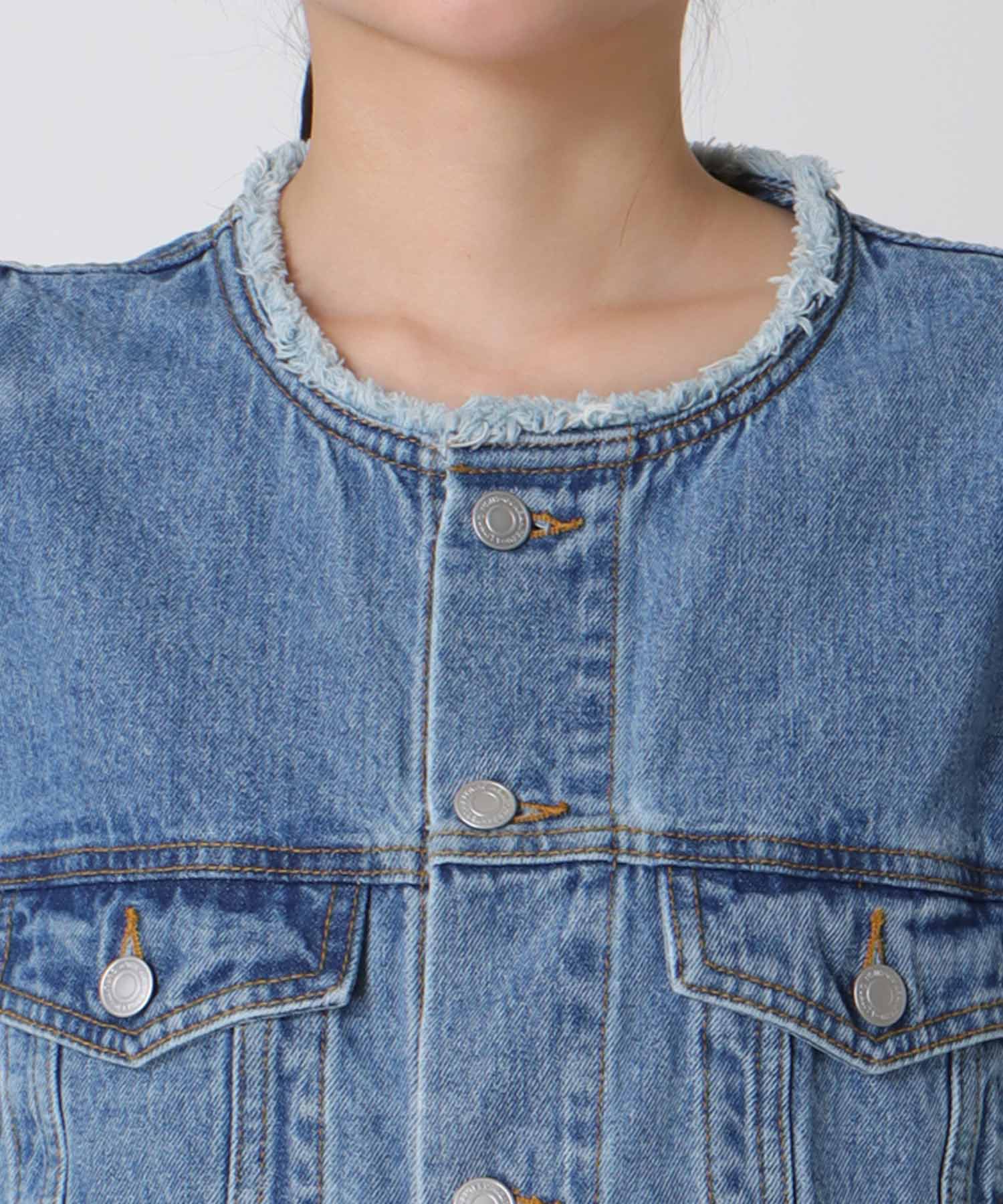 カラーレスデニムジャケット