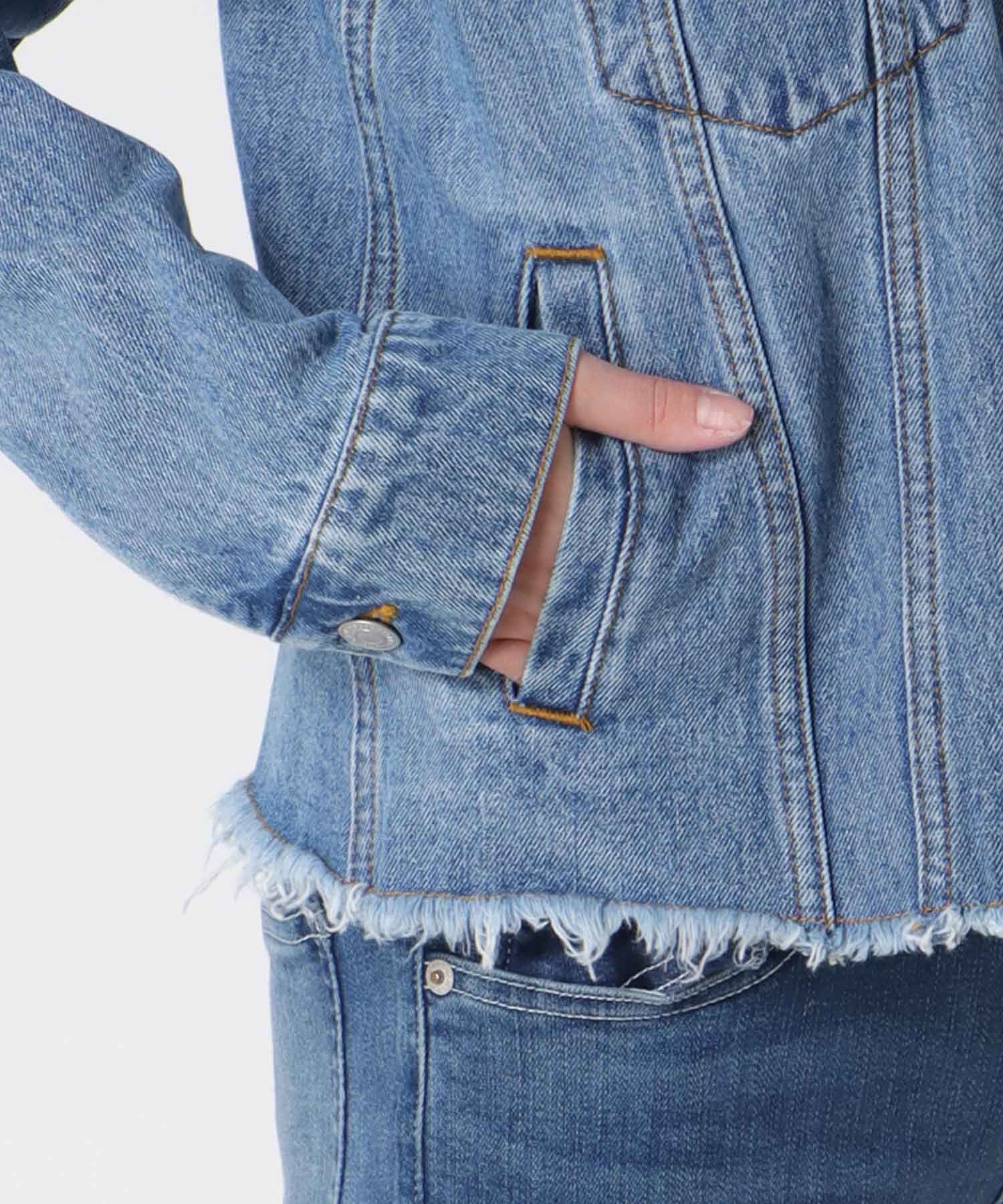 カラーレスデニムジャケット