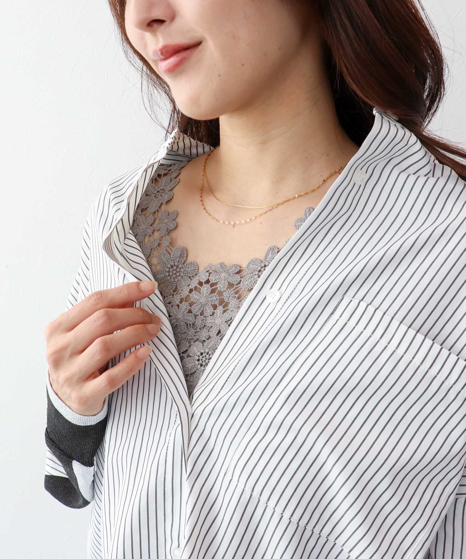 ≪再入荷≫【抗菌・防臭TioTio】前後2WAYレースタンク