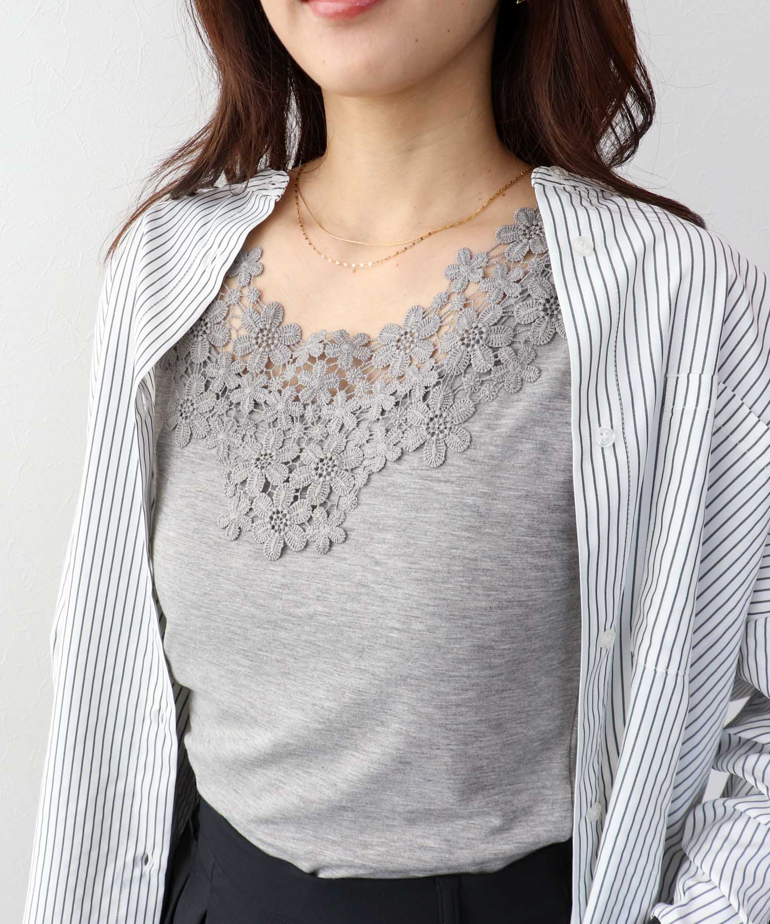 ≪再入荷≫【抗菌・防臭TioTio】前後2WAYレースタンク