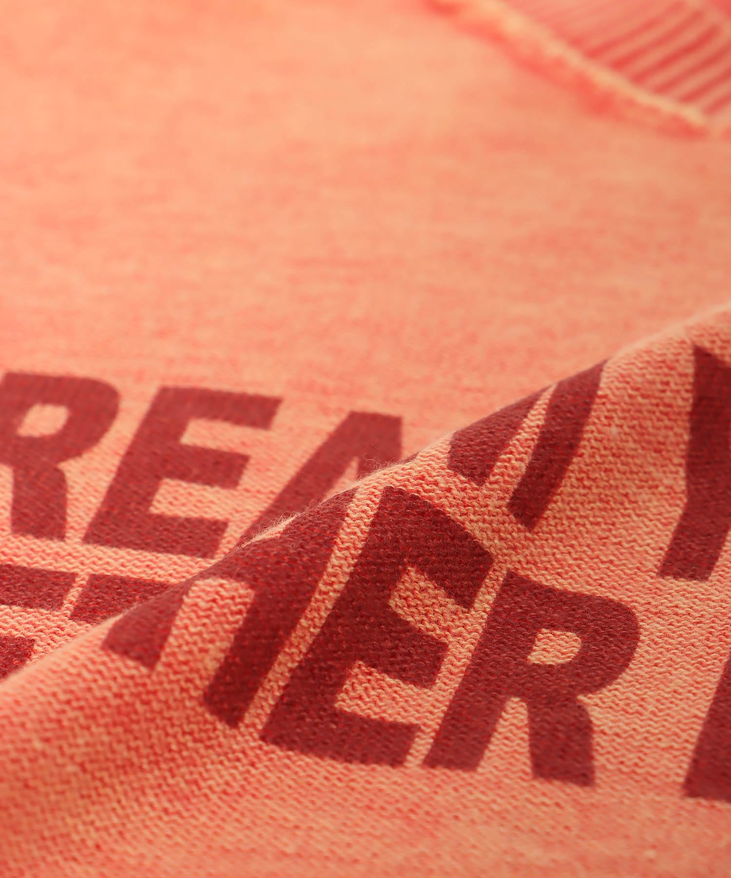 ケミカルウォッシュクルーロゴプルオーバー