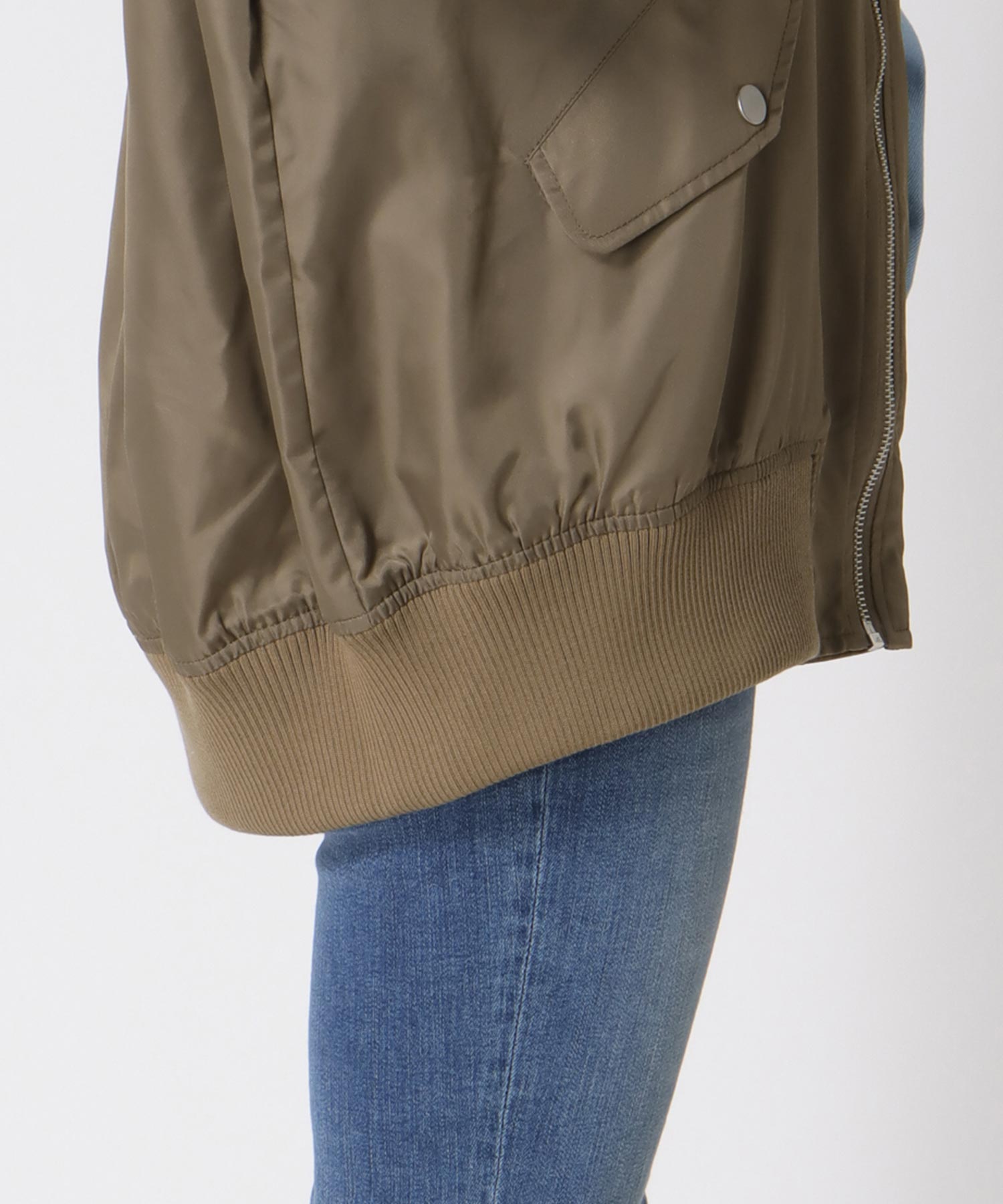 デニムスリーブ2wayMA-1ブルゾン