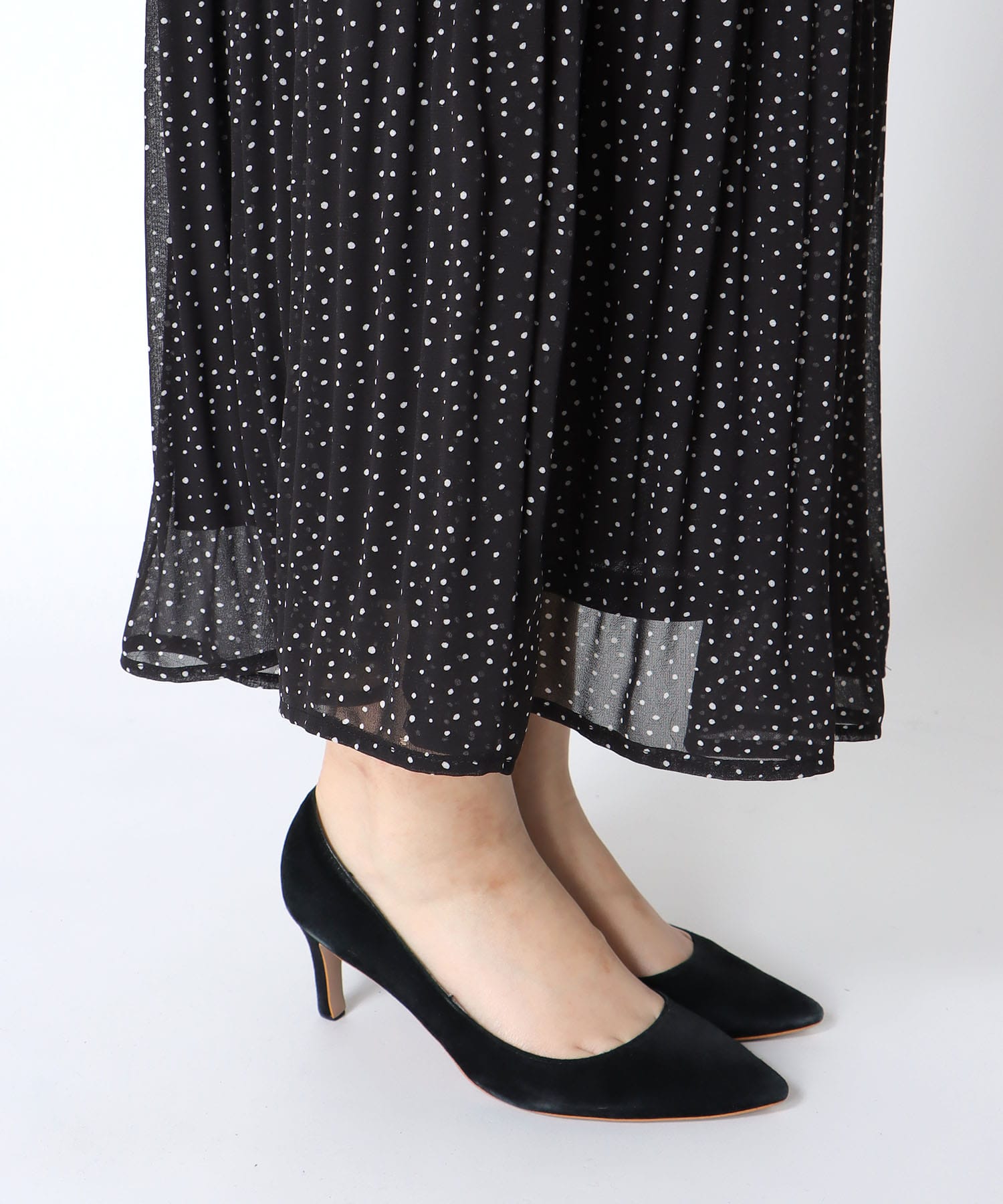 ドットマジョリカプリーツスカート