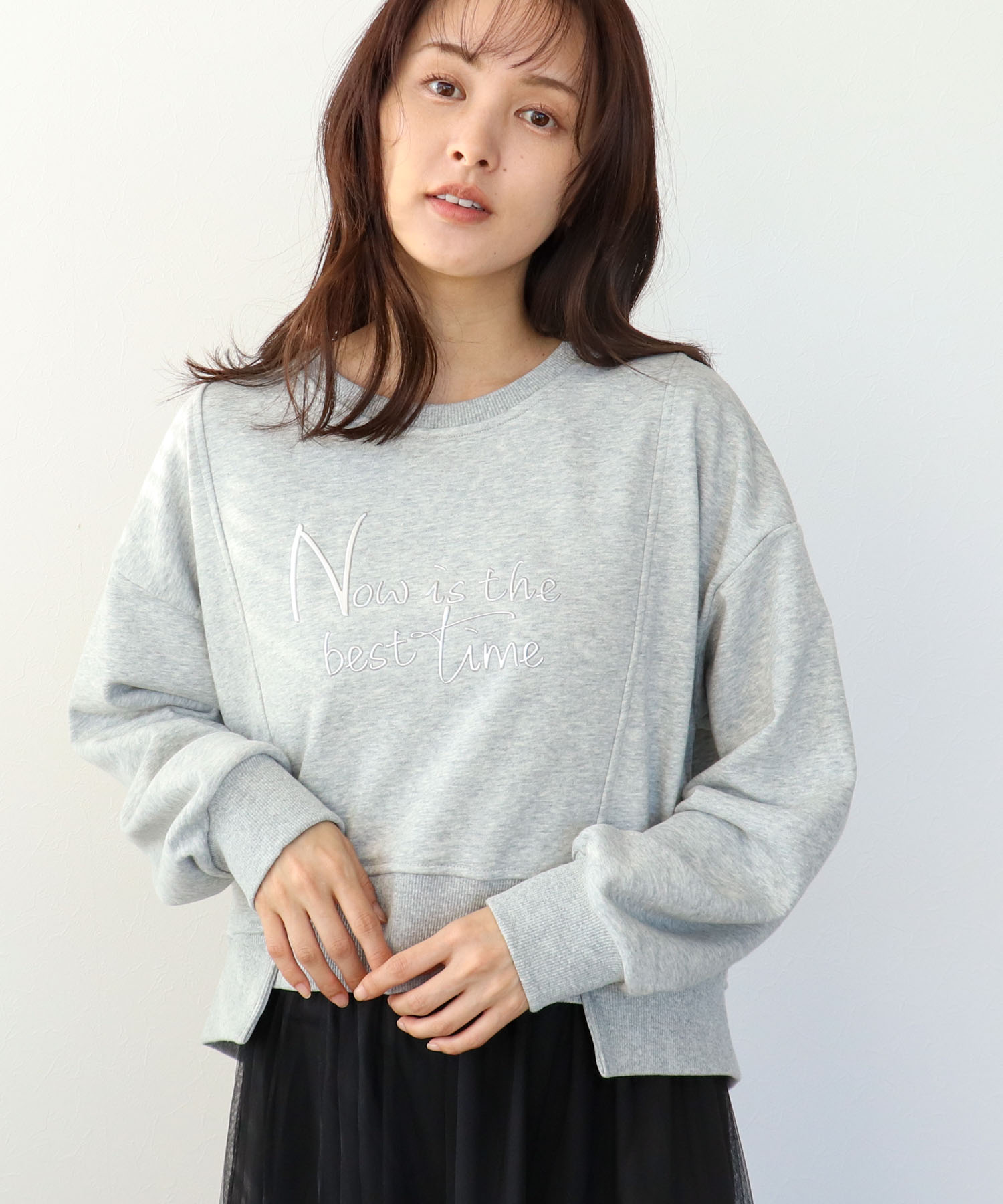 金属エンボスバックファスナープルオーバー