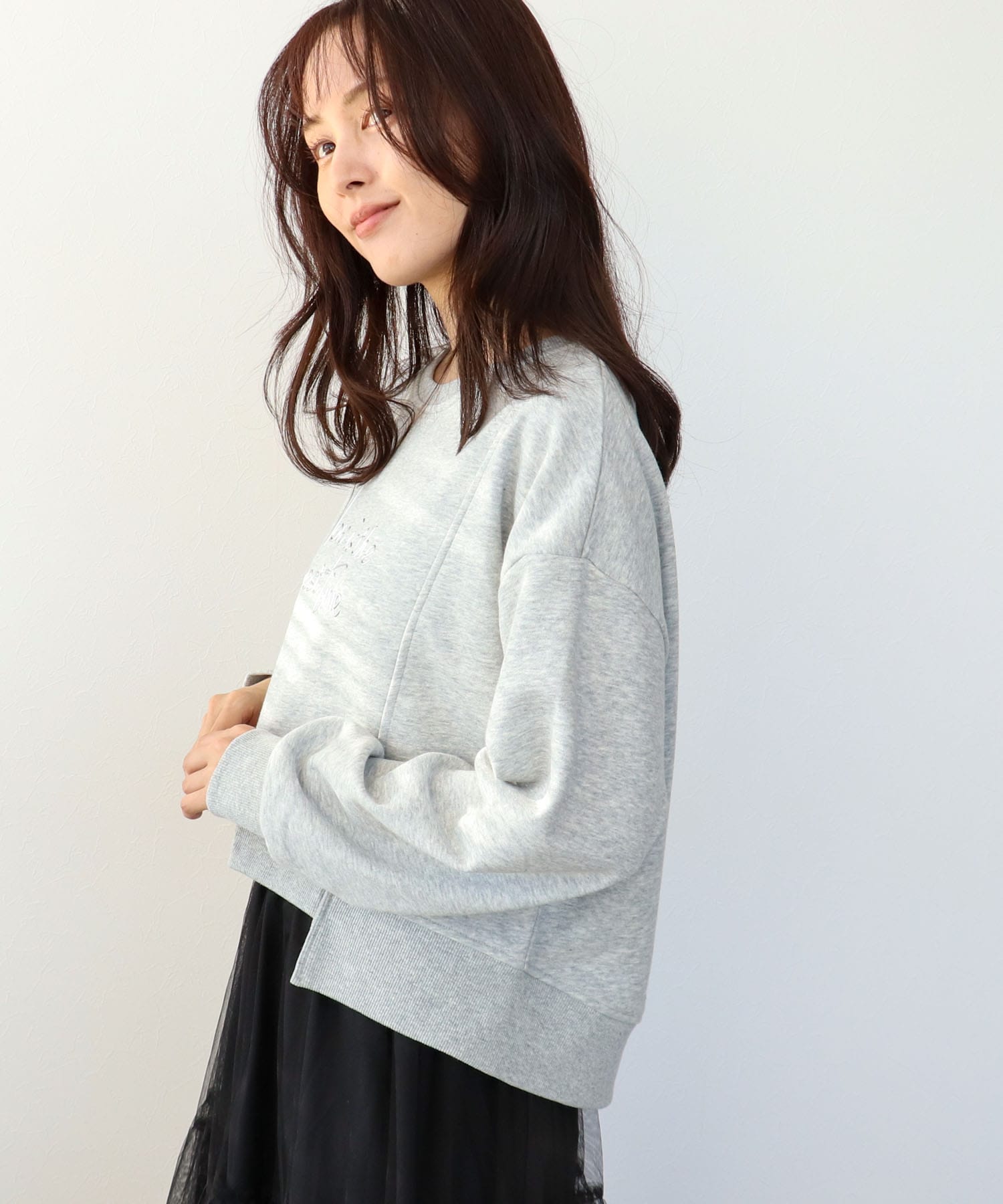 金属エンボスバックファスナープルオーバー