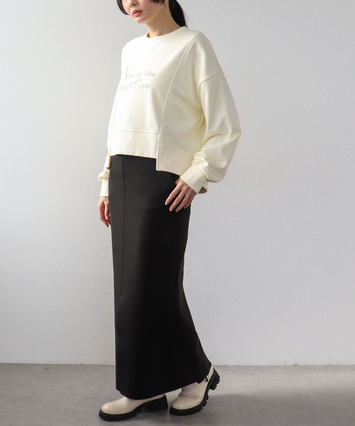 金属エンボスバックファスナープルオーバー