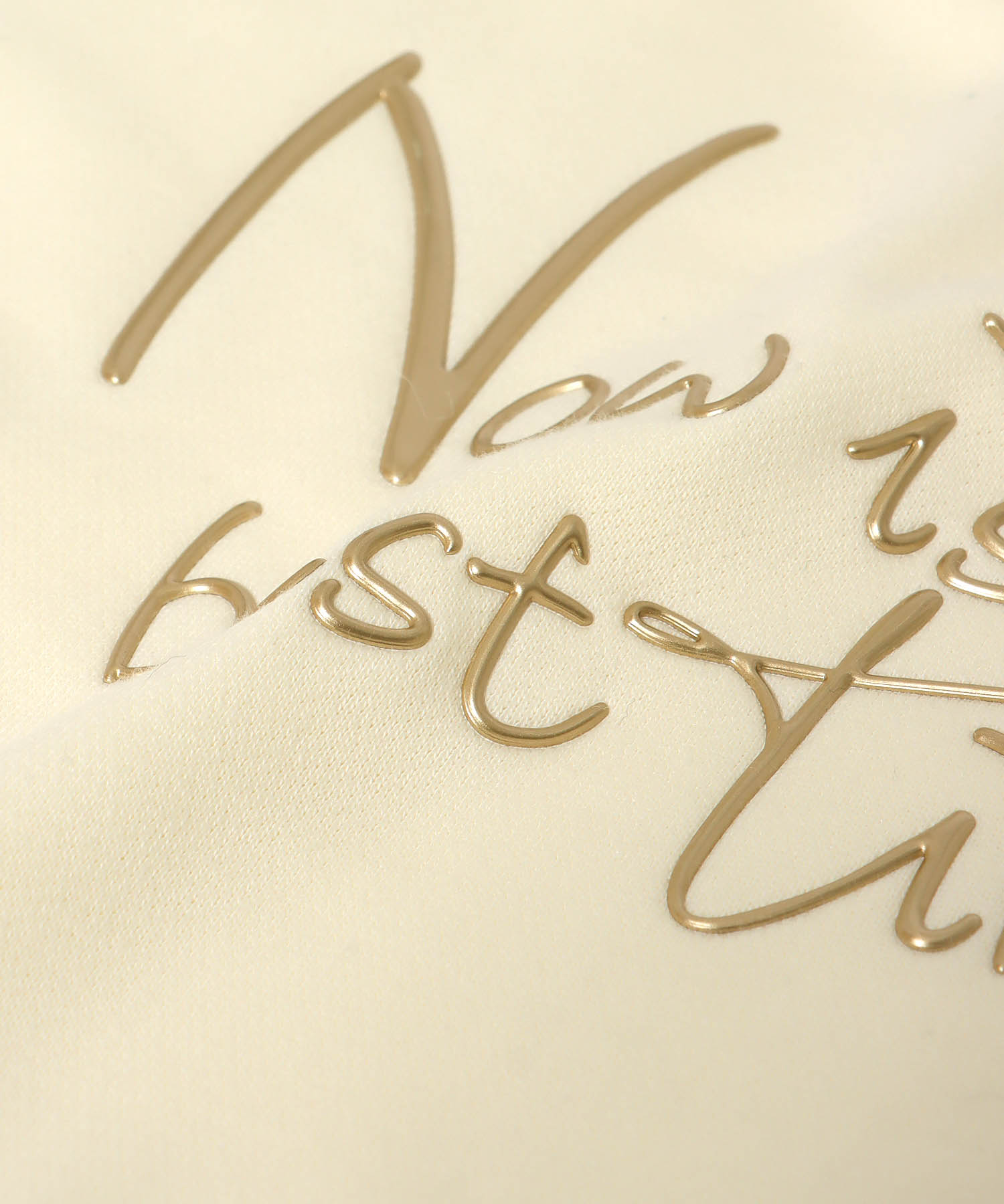 金属エンボスバックファスナープルオーバー